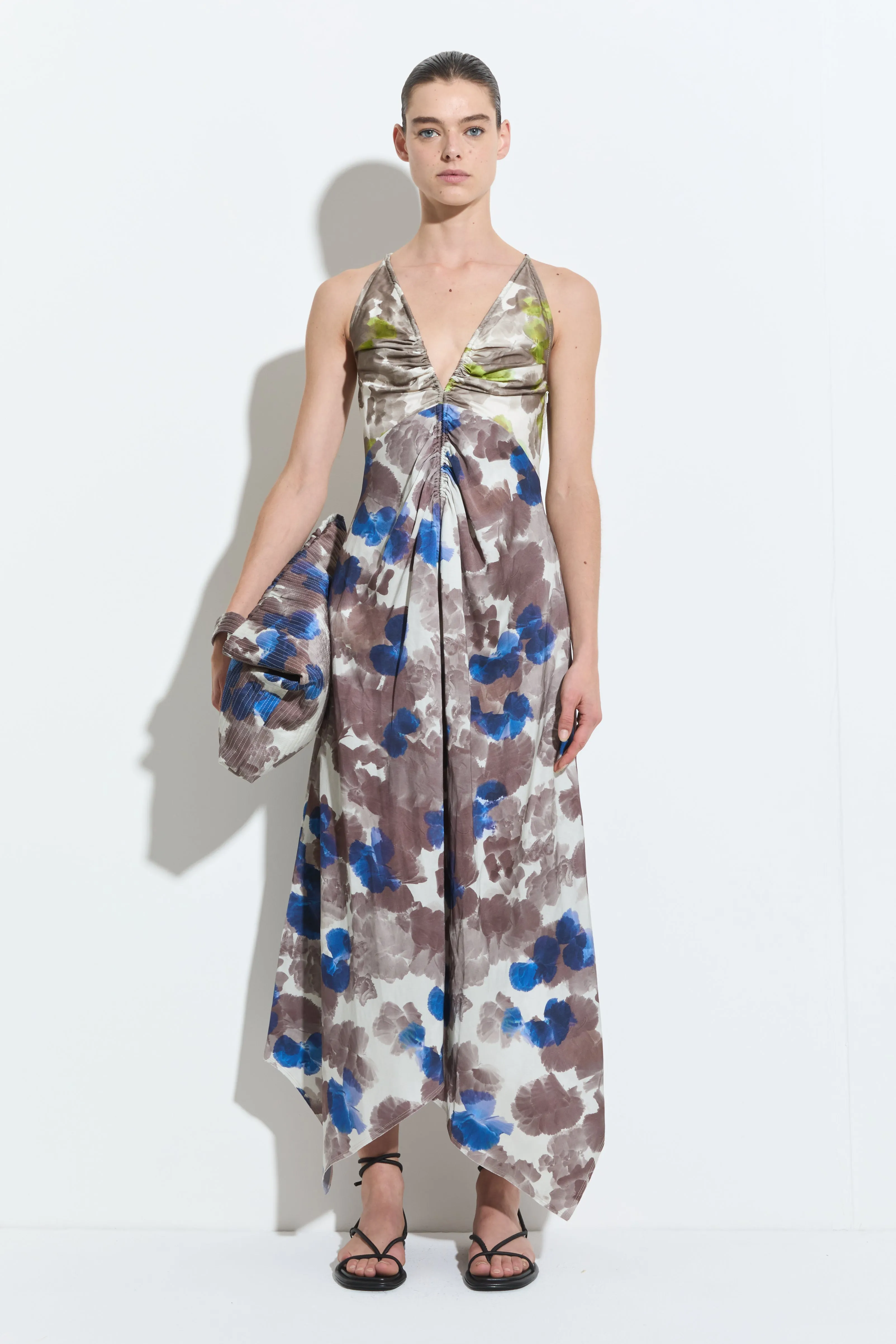 Dafina V-Neck Dress sold by Christian Wijnants