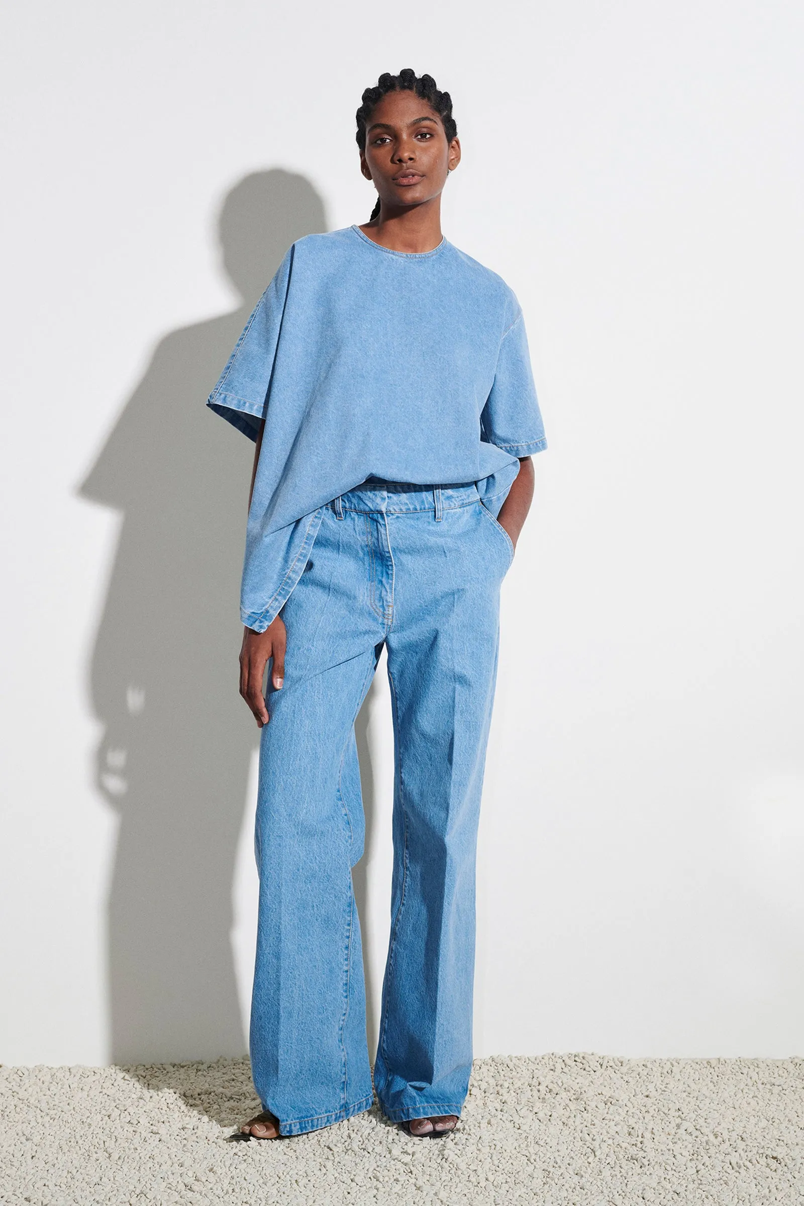 Pantom Denim Trousers sold by Christian Wijnants