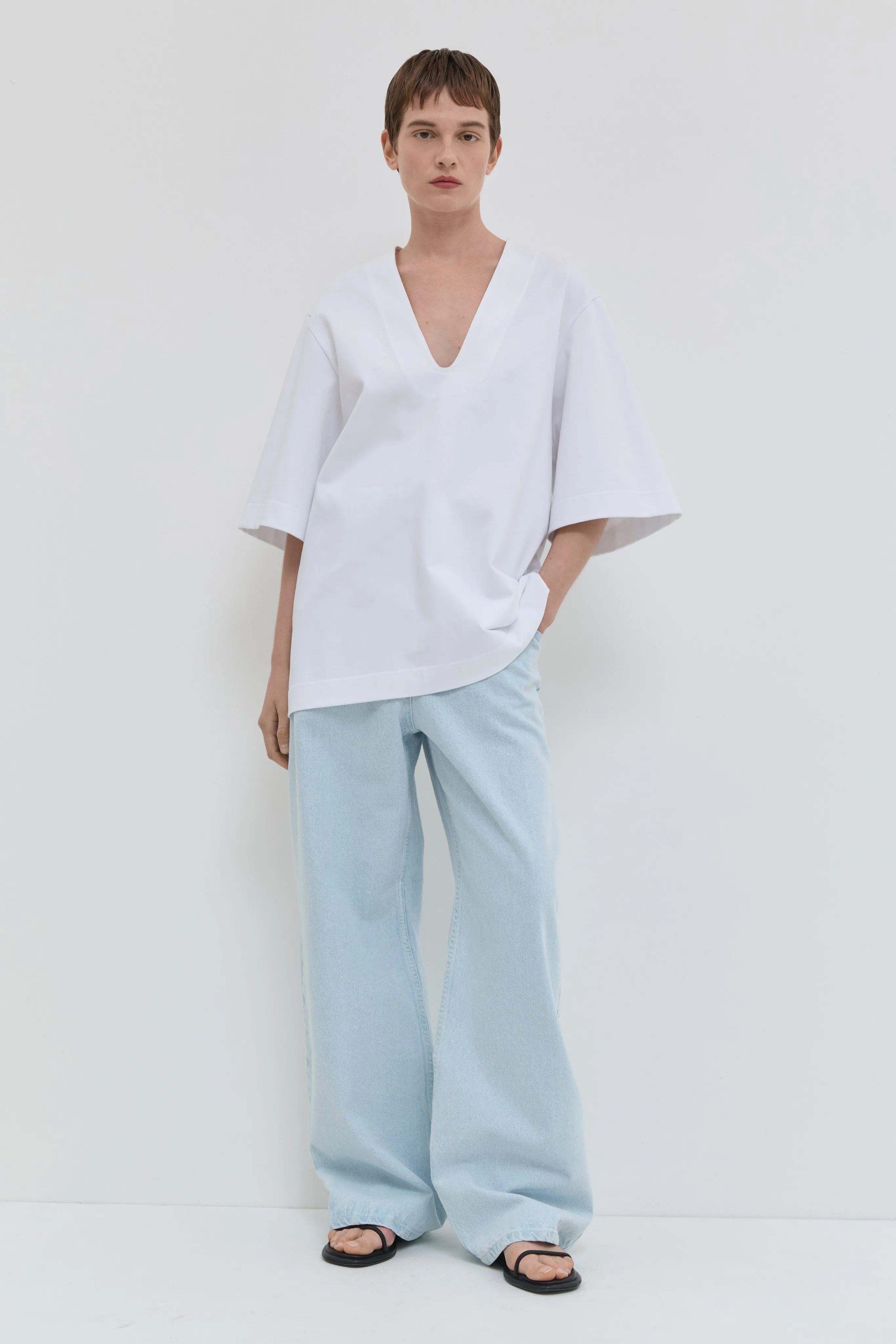 Tobo Cotton T-Shirt sold by Christian Wijnants product image thumbnail 3