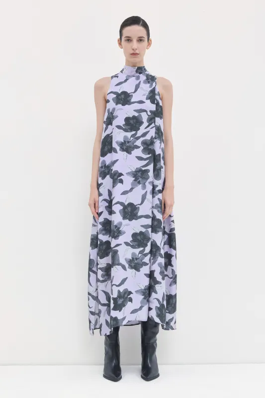 Delena Printed Silk Dress made by Christian Wijnants