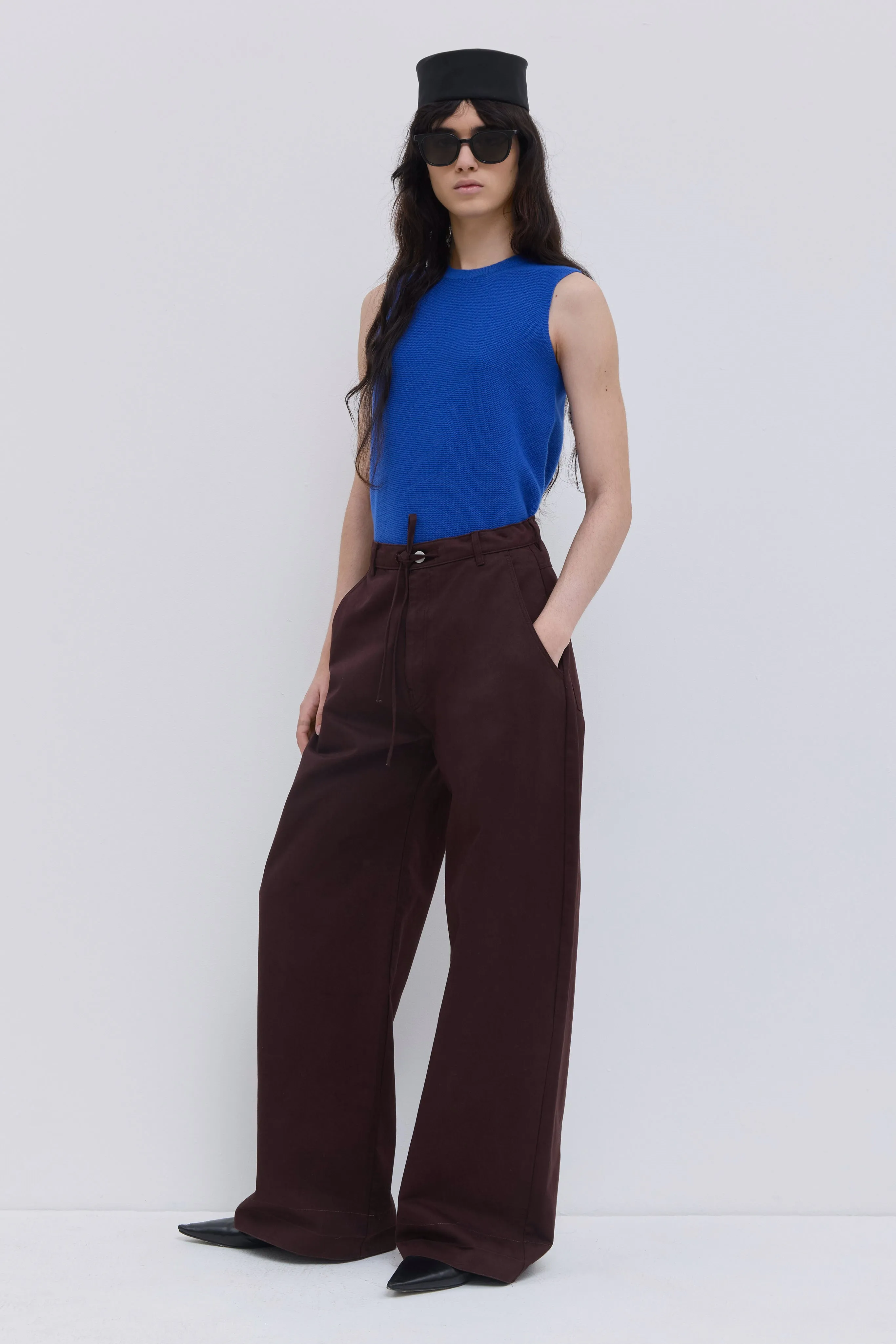 Piros Barrel Leg Trousers sold by Christian Wijnants product image thumbnail 2