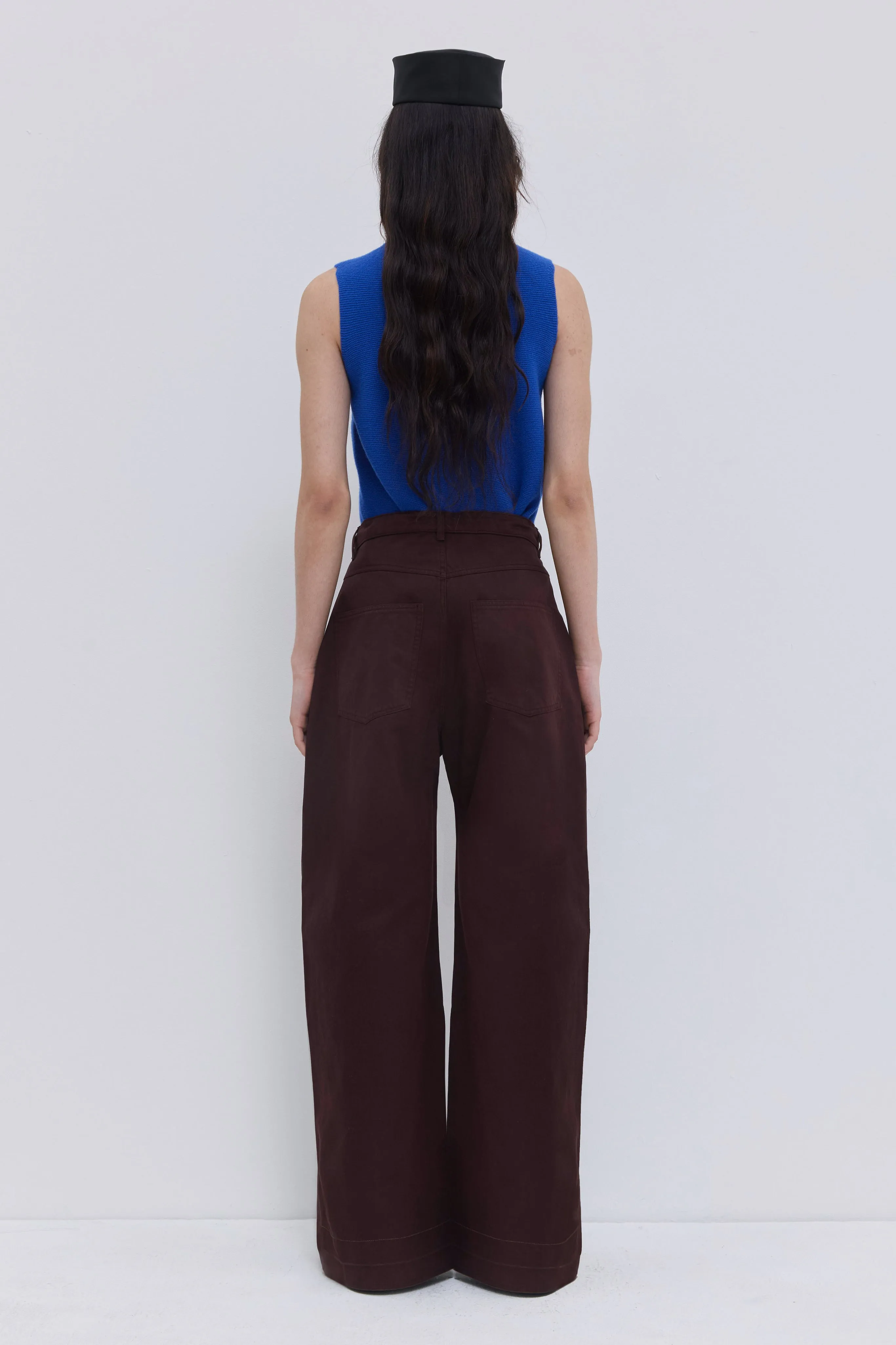 Piros Barrel Leg Trousers sold by Christian Wijnants product image thumbnail 3