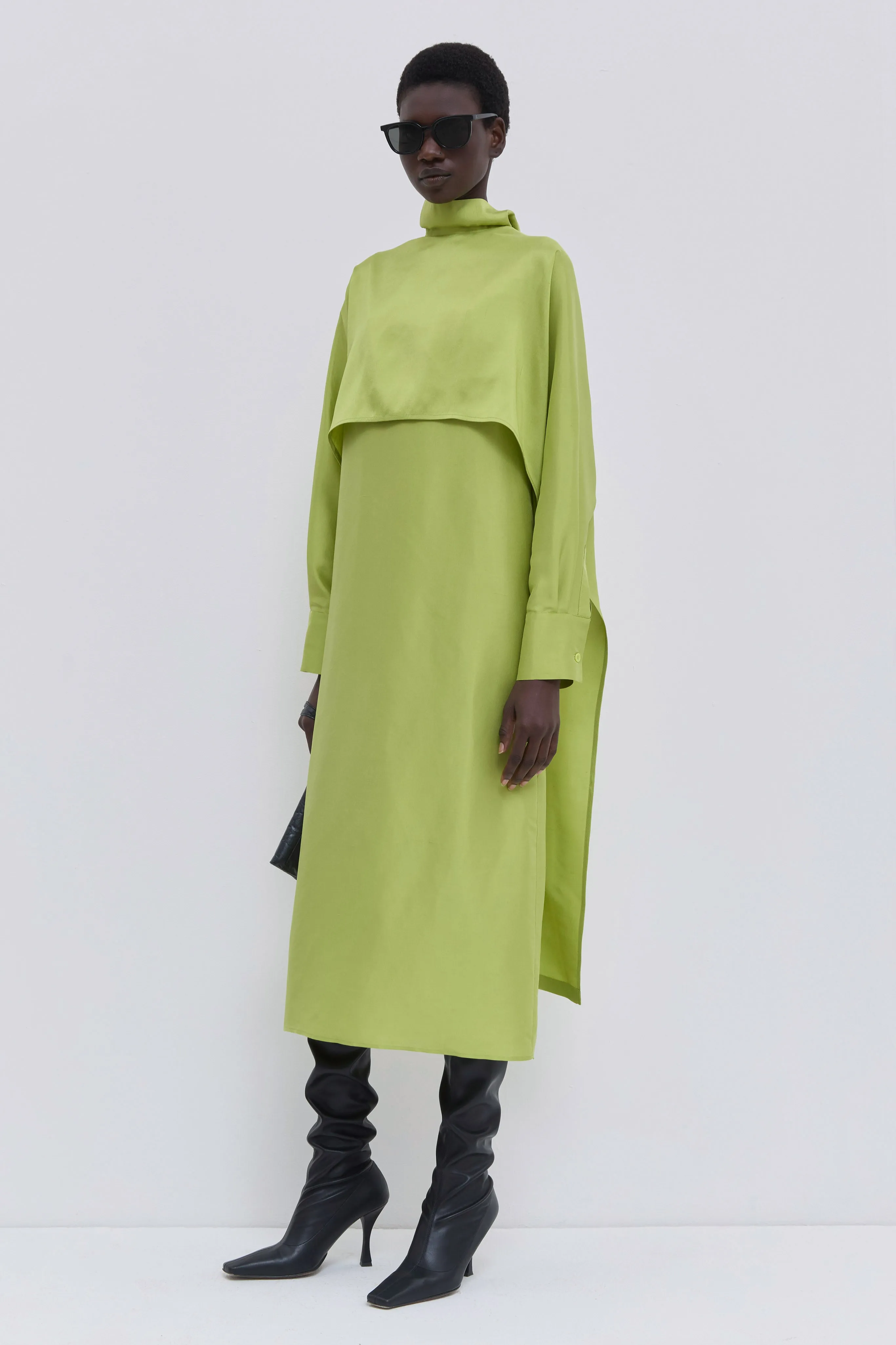 Dondo Silk Dress sold by Christian Wijnants product image thumbnail 4