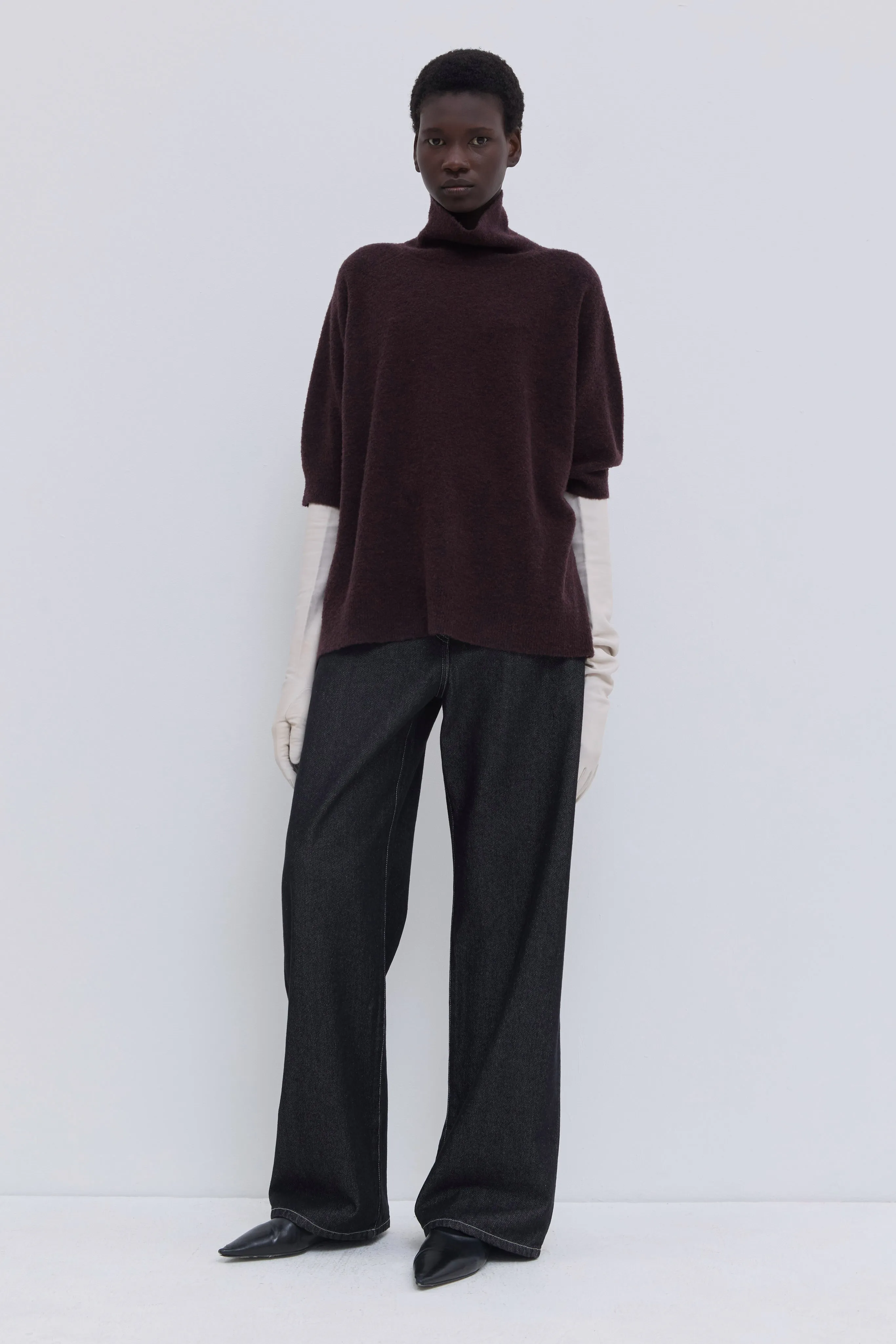 Kaluhu Turtleneck Knit Top sold by Christian Wijnants product image thumbnail 3