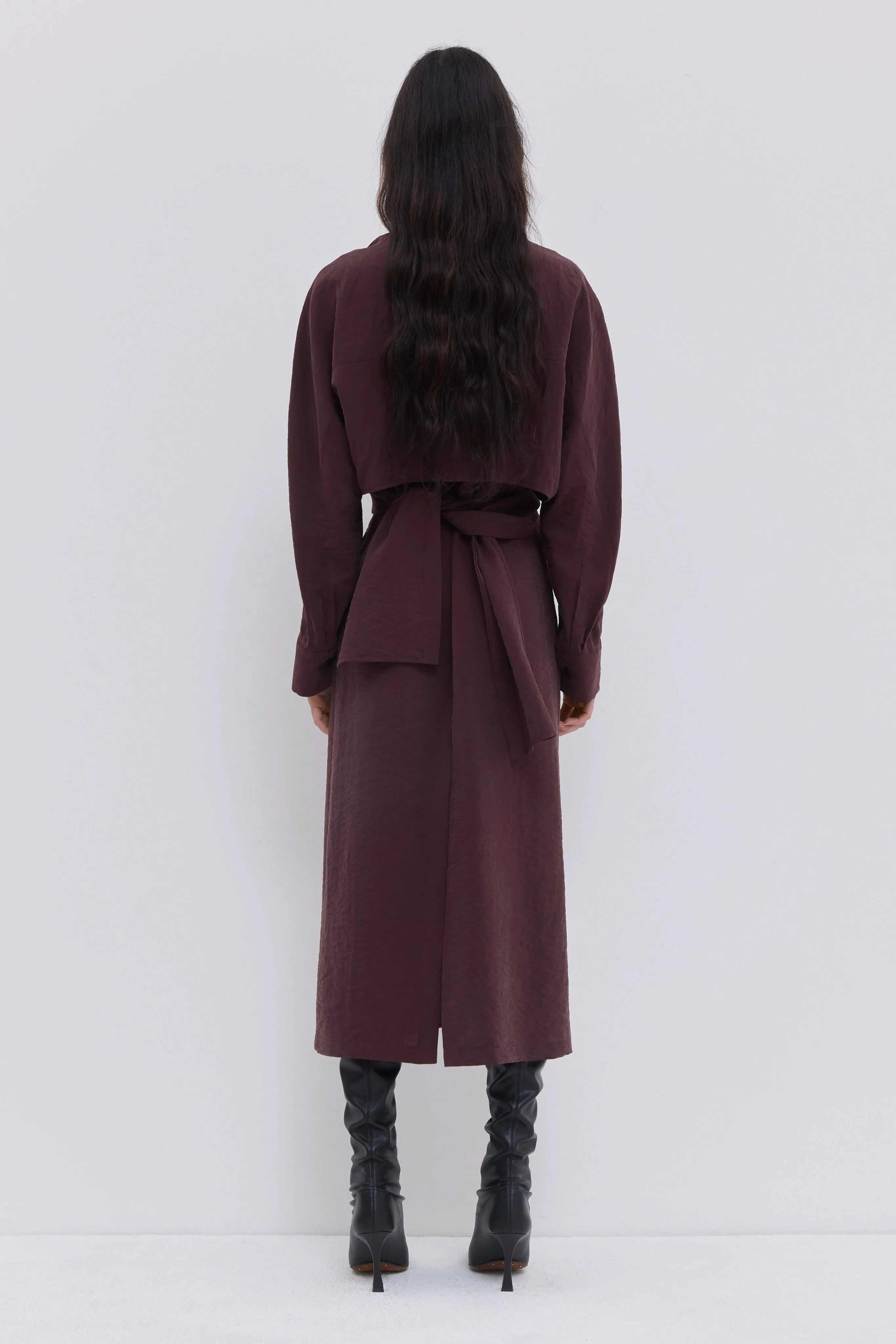 Delphi Draped Shirt Dress sold by Christian Wijnants product image thumbnail 3
