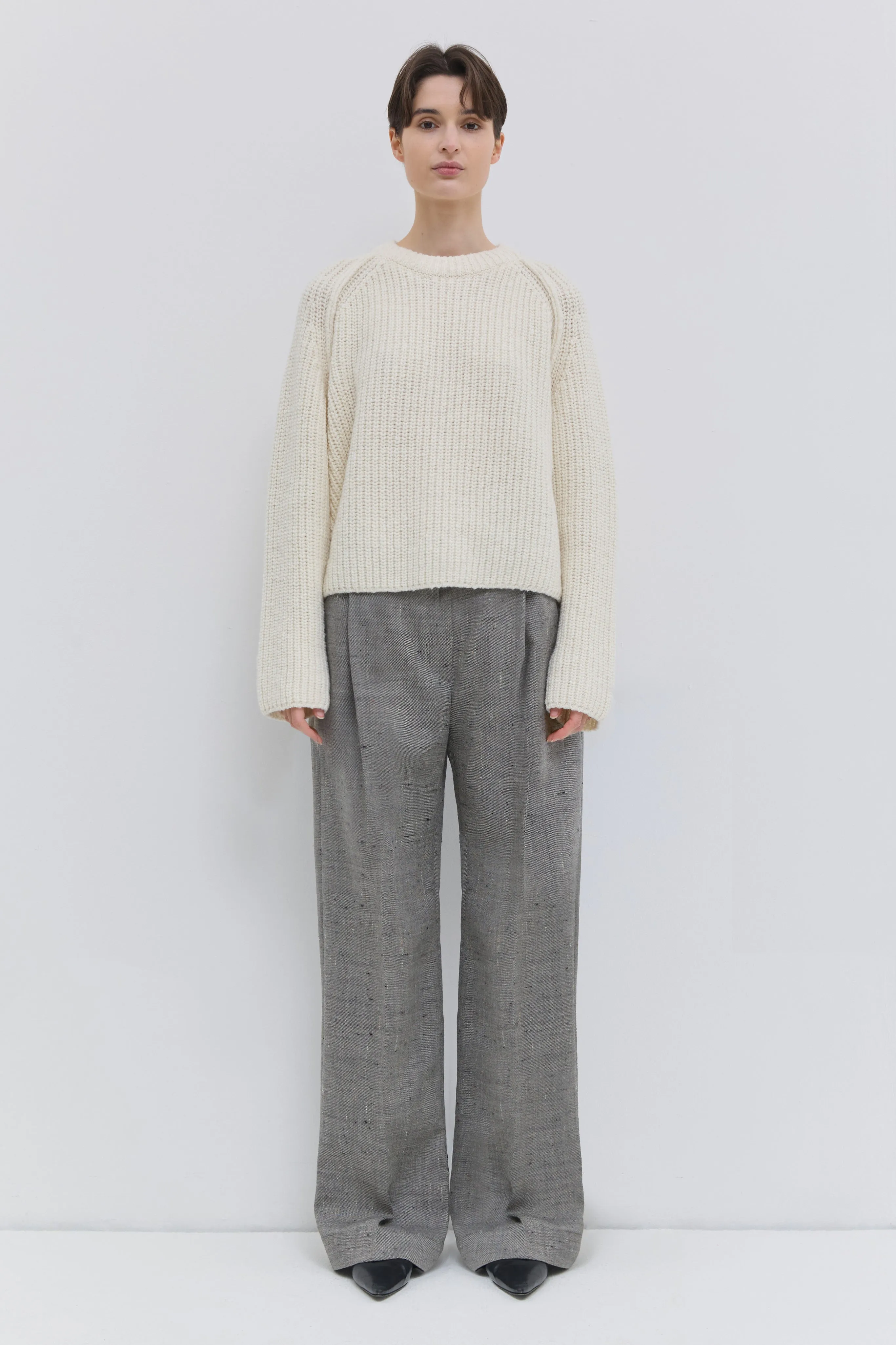 Pama Classic Wide-Leg Trousers sold by Christian Wijnants product image thumbnail 3