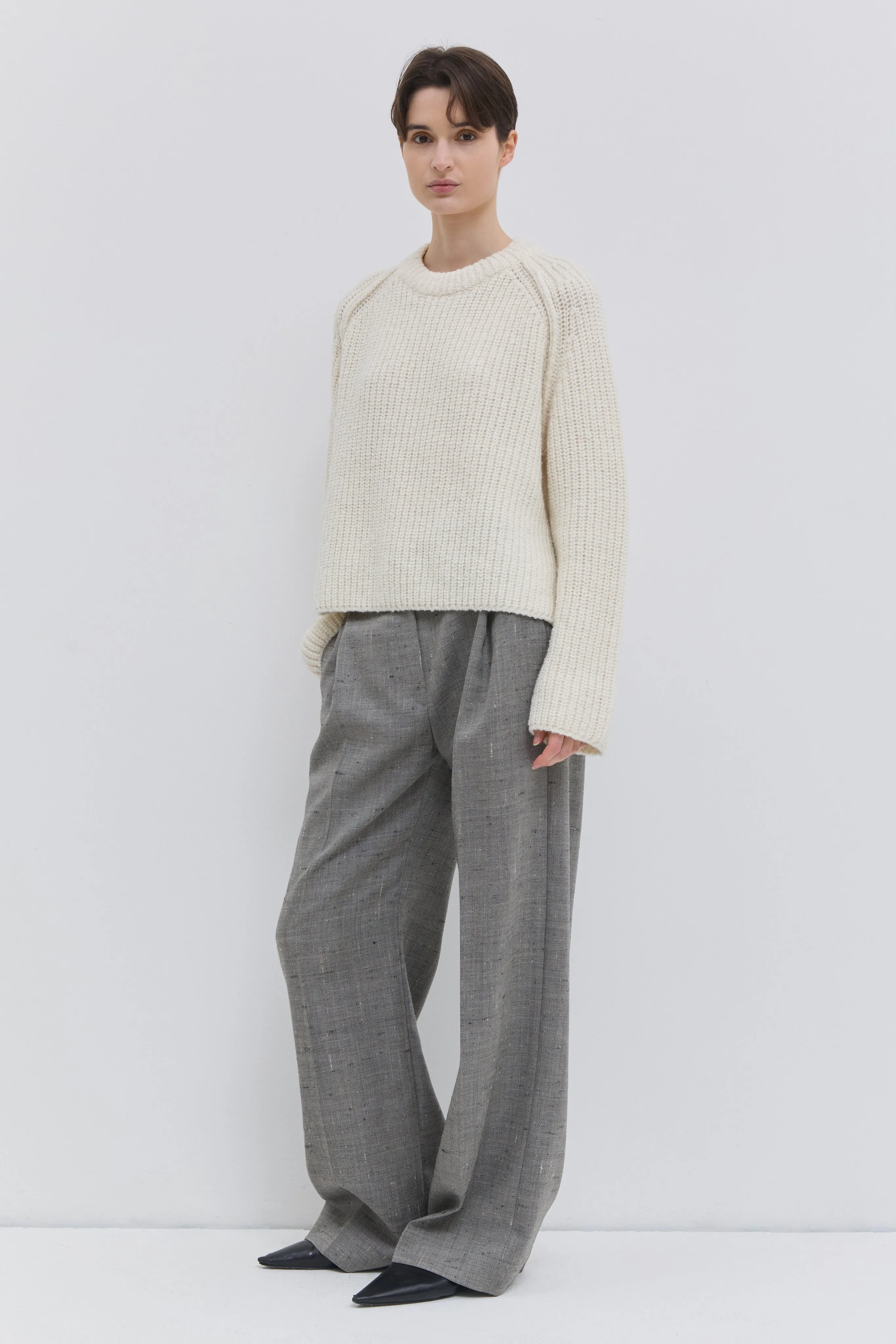 Pama Classic Wide-Leg Trousers sold by Christian Wijnants product image thumbnail 4