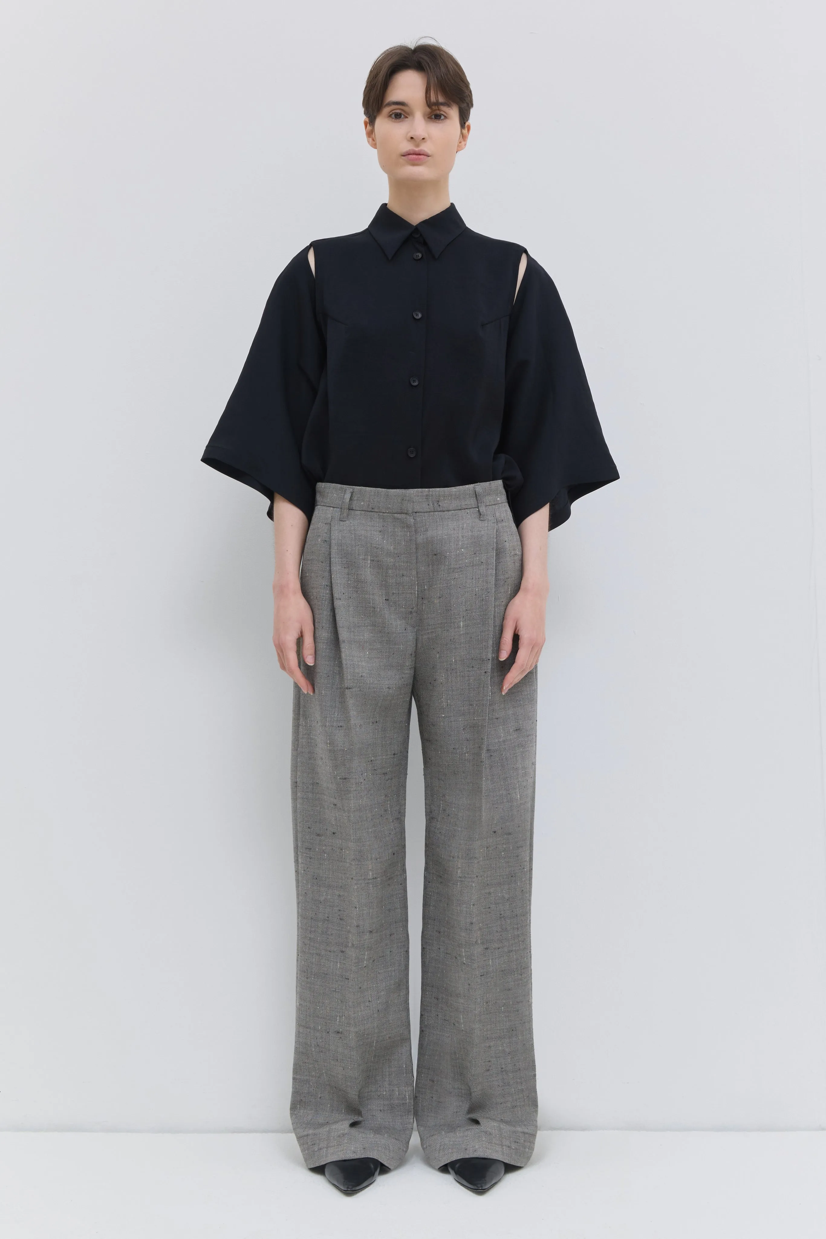 Pama Classic Wide-Leg Trousers sold by Christian Wijnants
