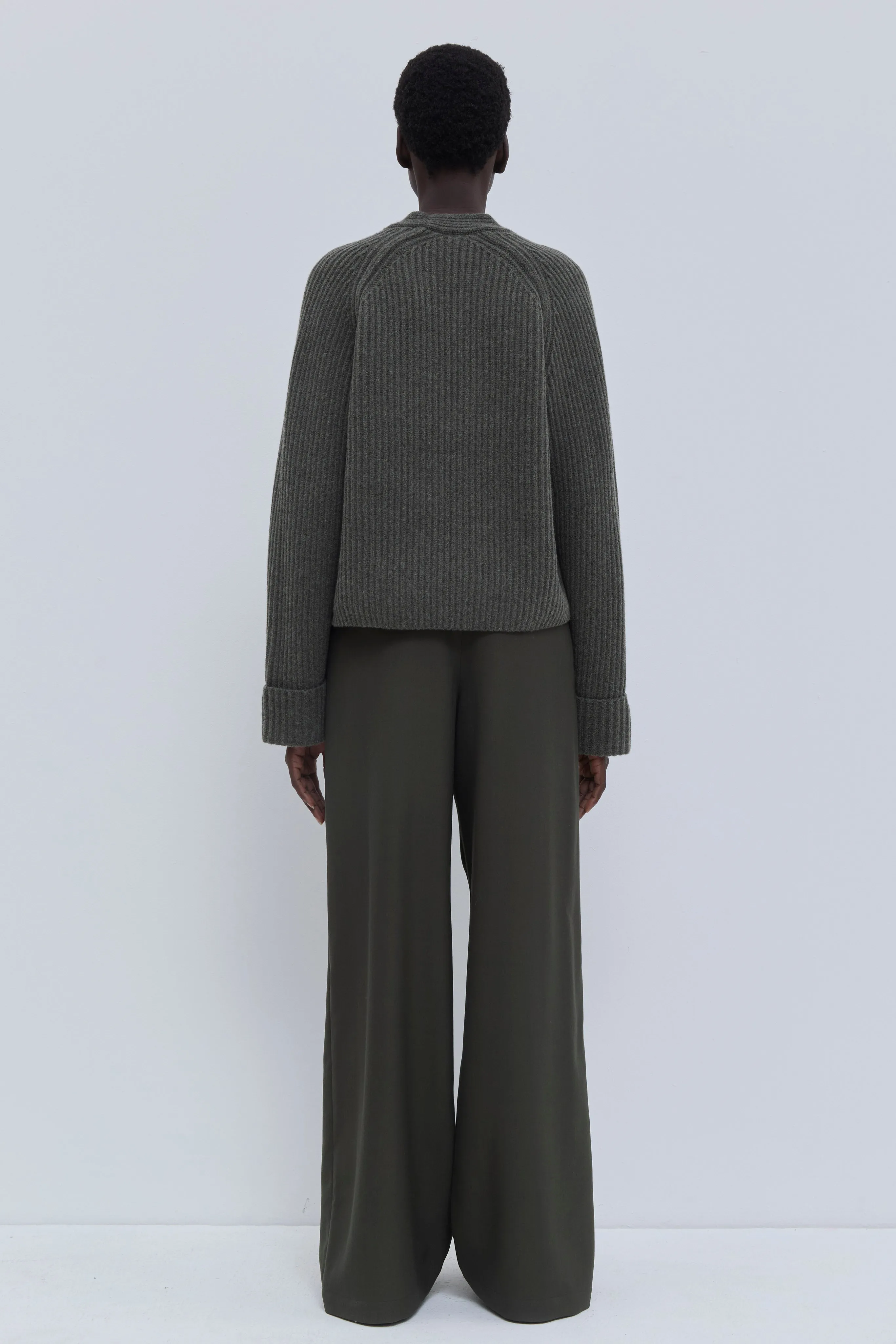 Keolana Ribbed V-Neck Sweater sold by Christian Wijnants product image thumbnail 4
