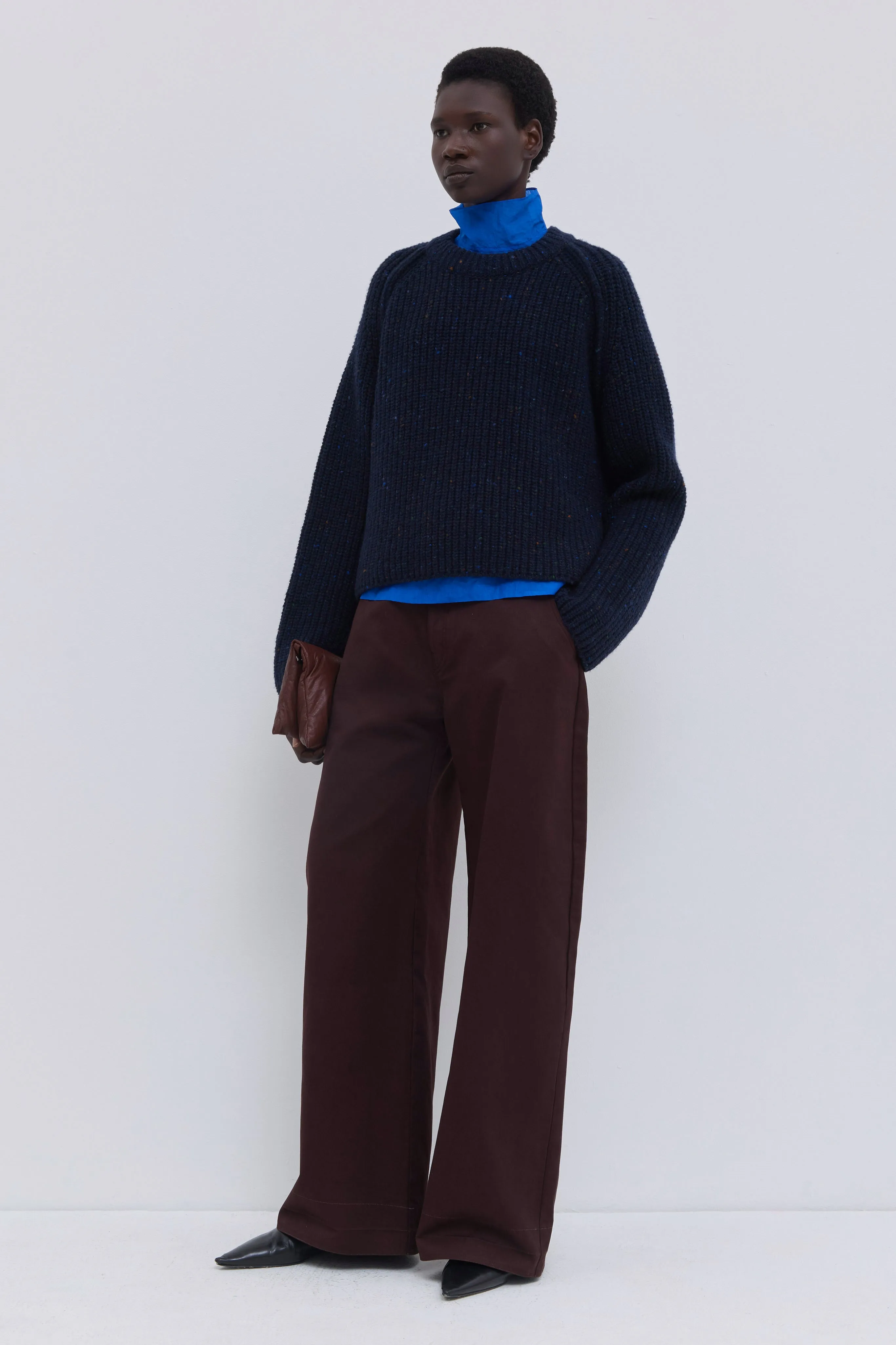 Kamien Ribbed Crewneck Sweater sold by Christian Wijnants product image thumbnail 3