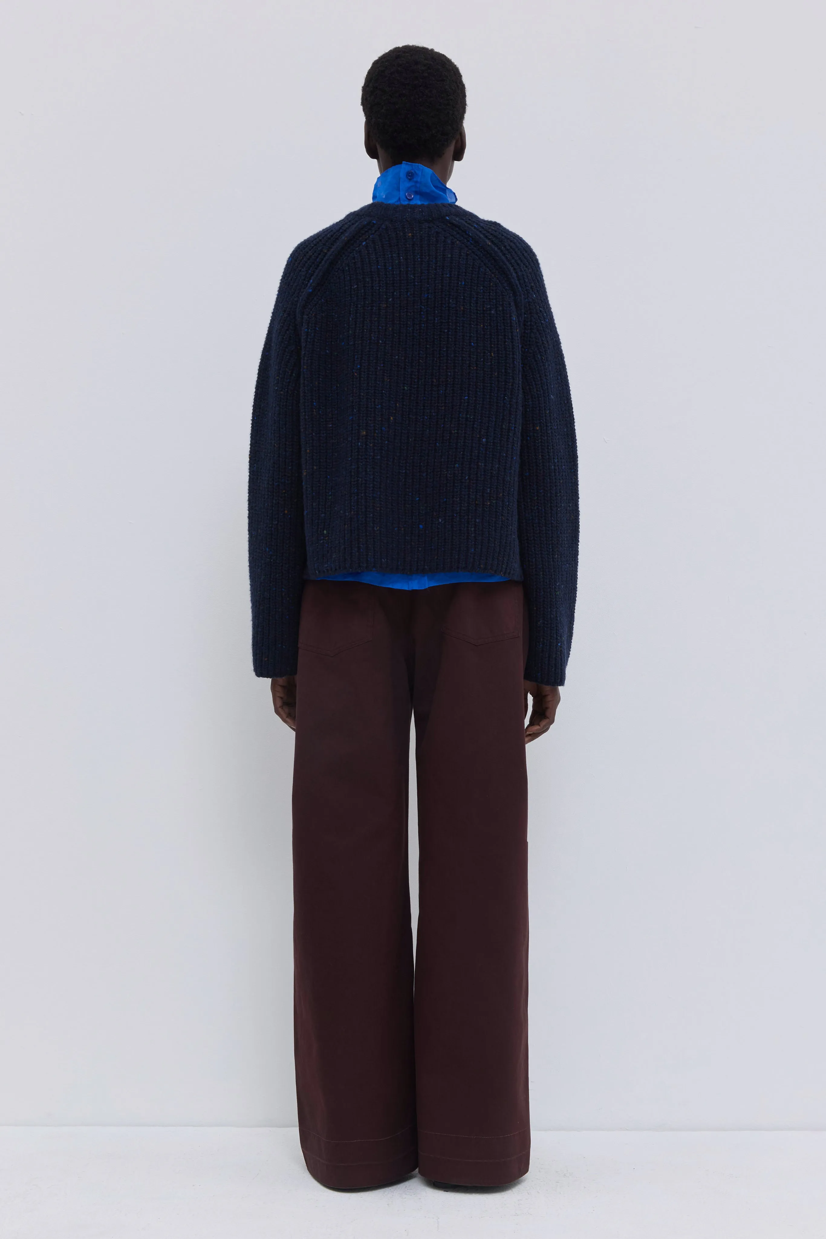 Kamien Ribbed Crewneck Sweater sold by Christian Wijnants product image thumbnail 4
