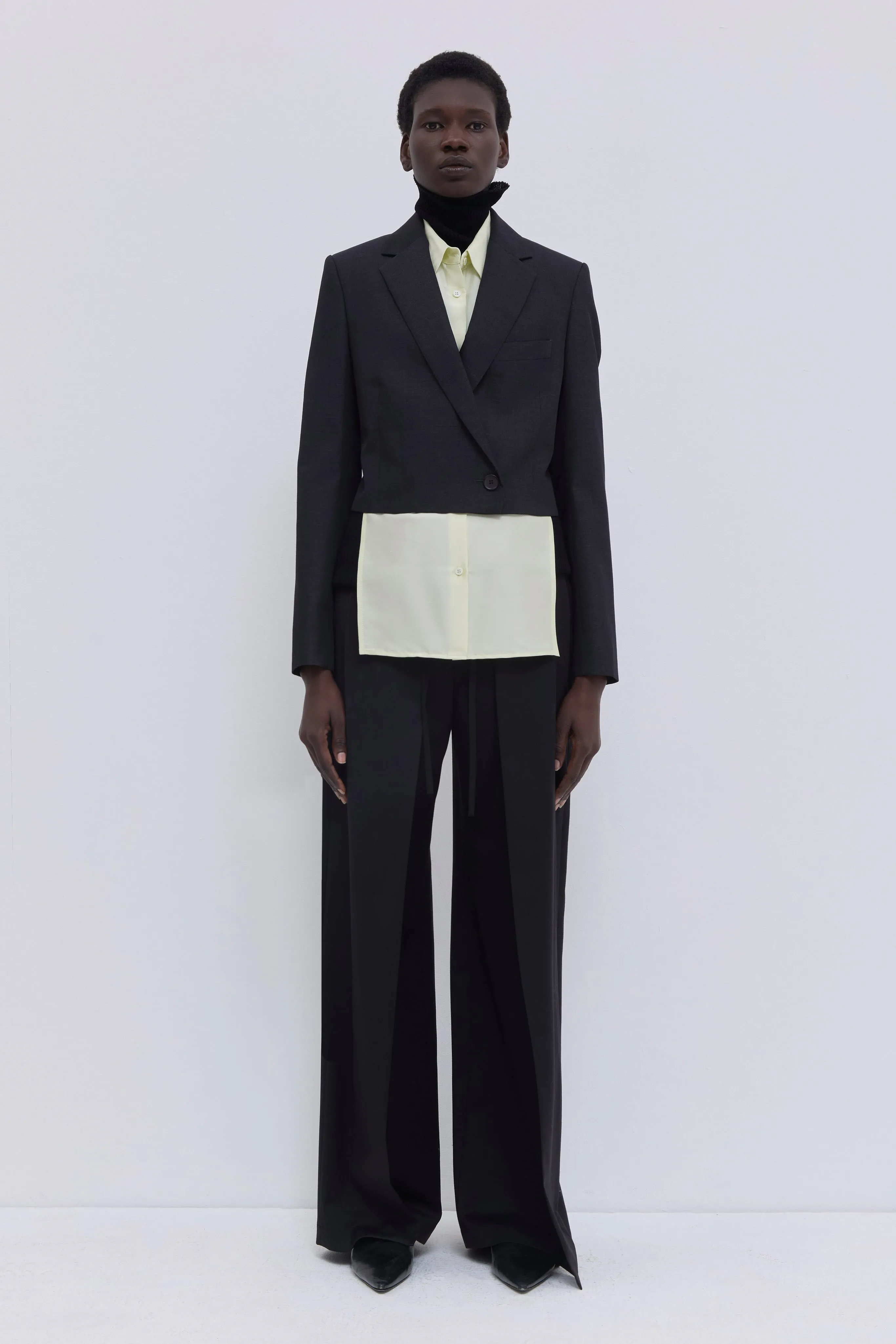 Jordia Cropped Tailored Blazer sold by Christian Wijnants product image thumbnail 3