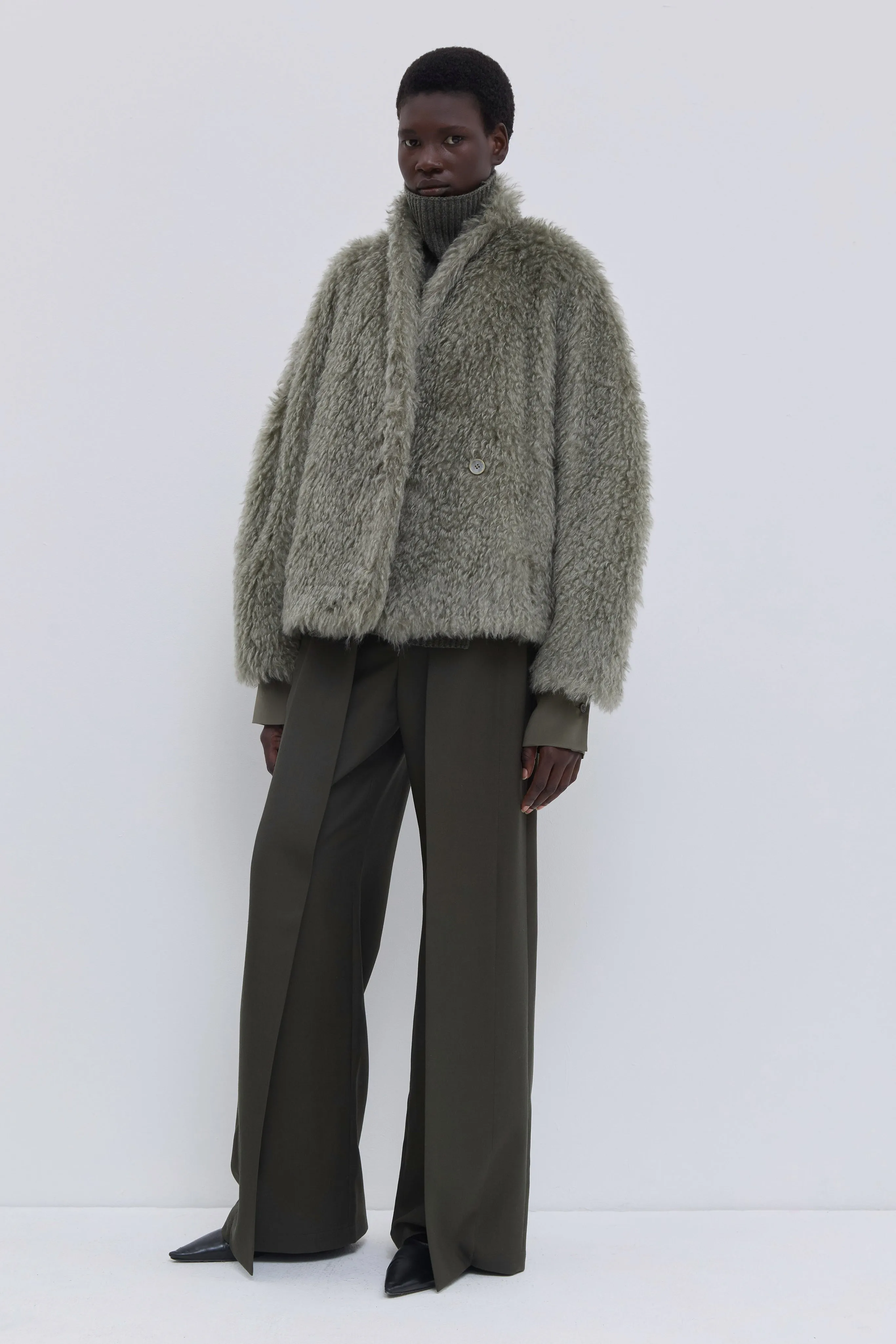 Javina Faux Fur Jacket sold by Christian Wijnants product image thumbnail 4