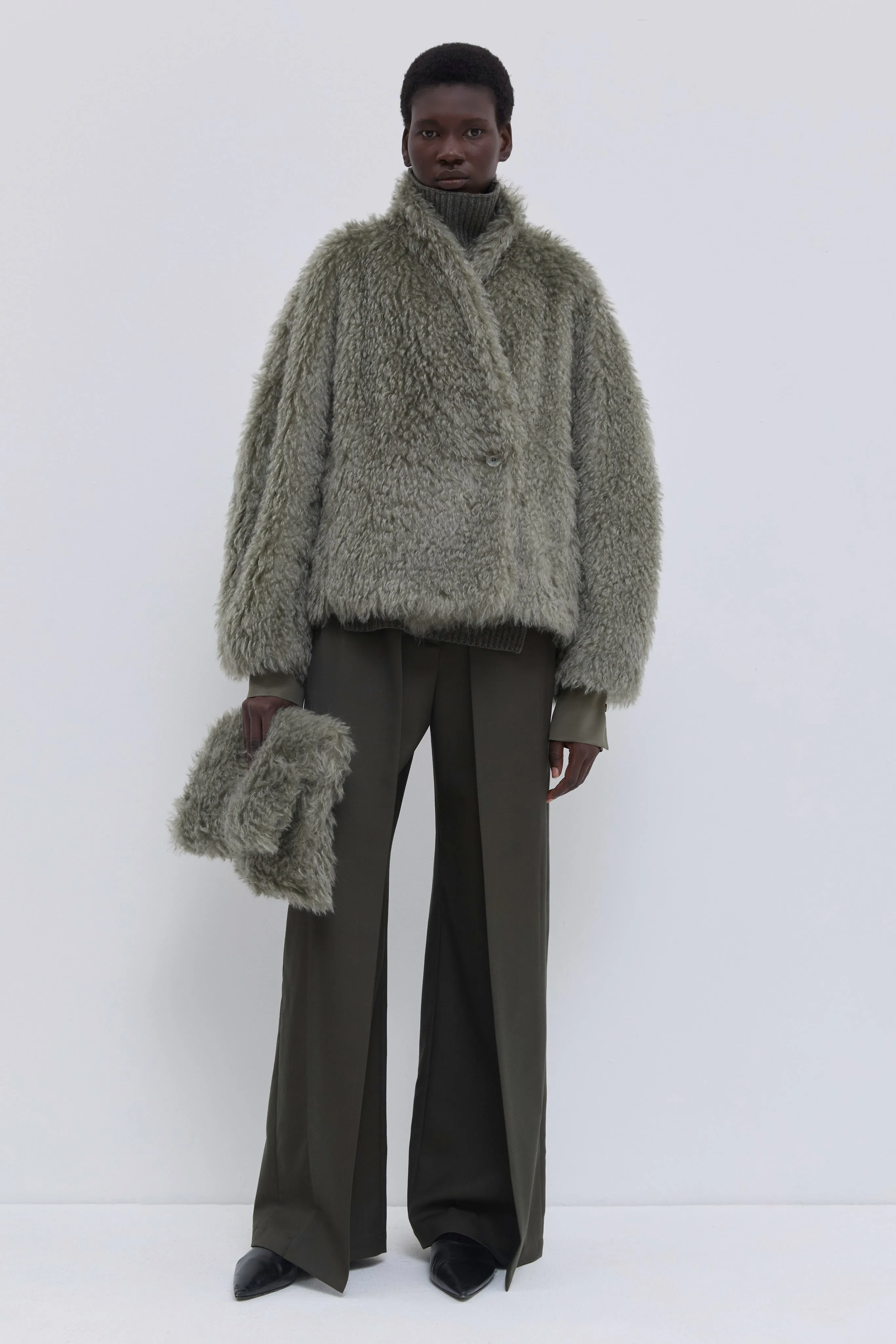 Javina Faux Fur Jacket sold by Christian Wijnants