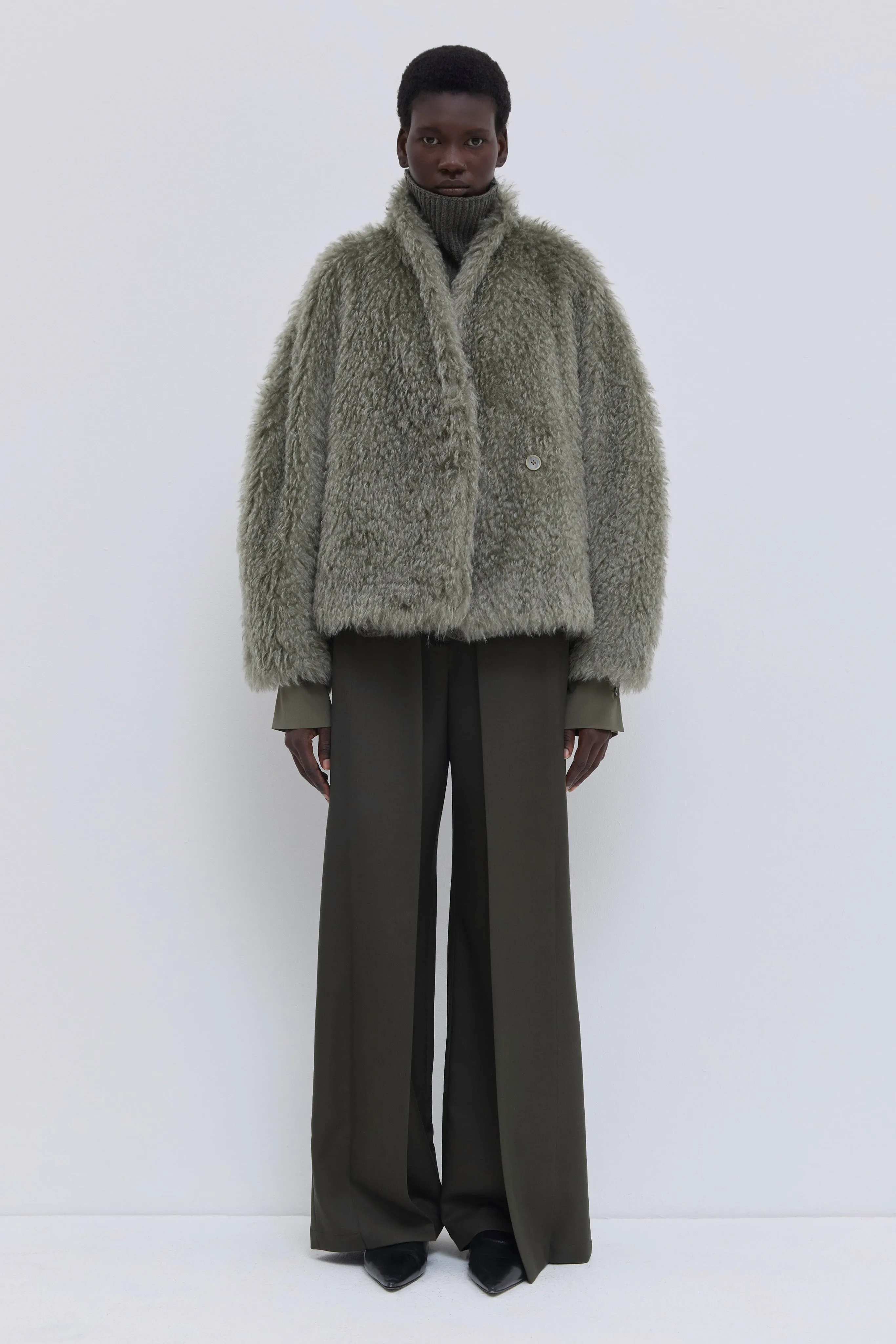 Javina Faux Fur Jacket sold by Christian Wijnants product image thumbnail 2