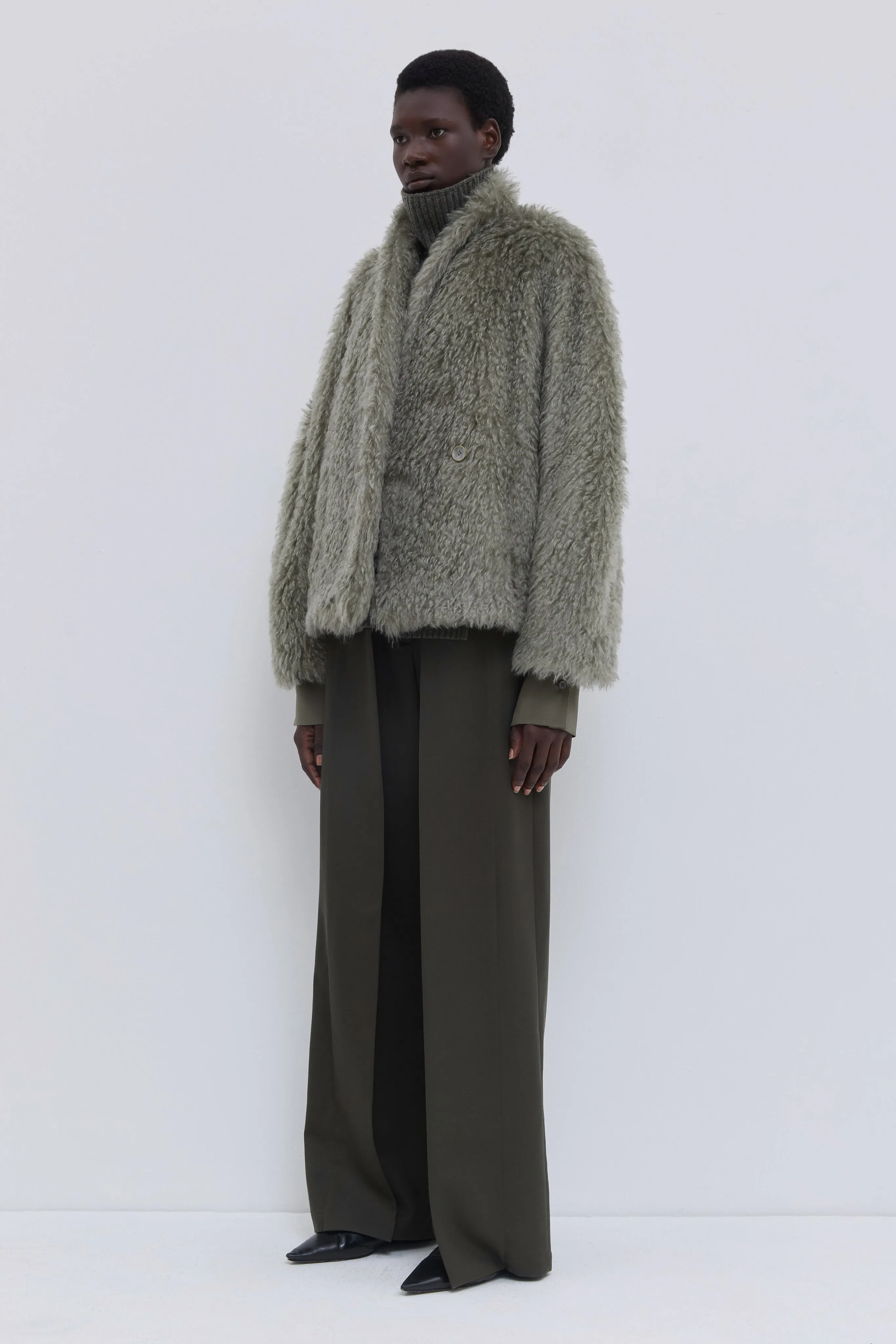 Javina Faux Fur Jacket sold by Christian Wijnants product image thumbnail 3