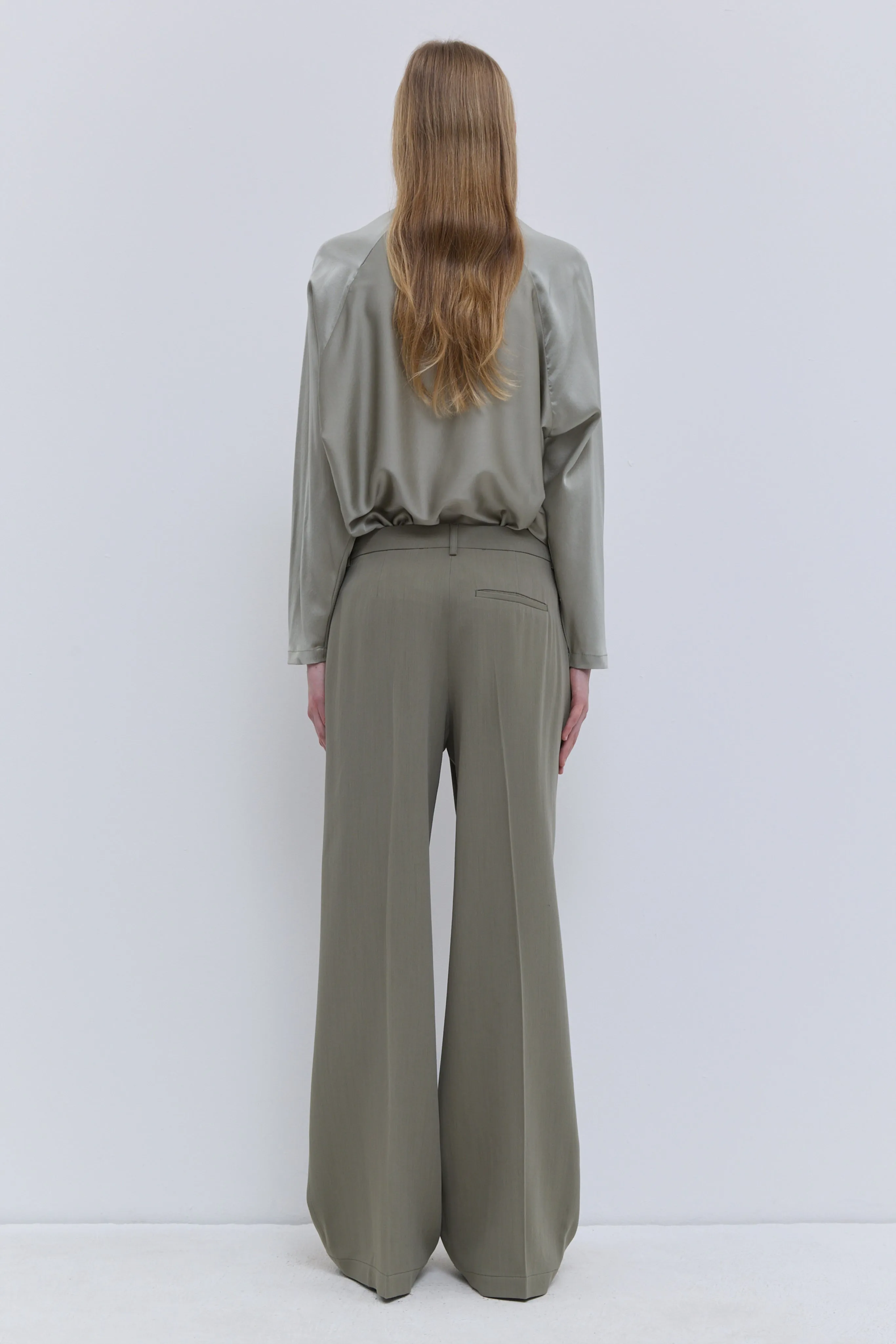 Tavax Silk Batwing Sleeve Top sold by Christian Wijnants product image thumbnail 4