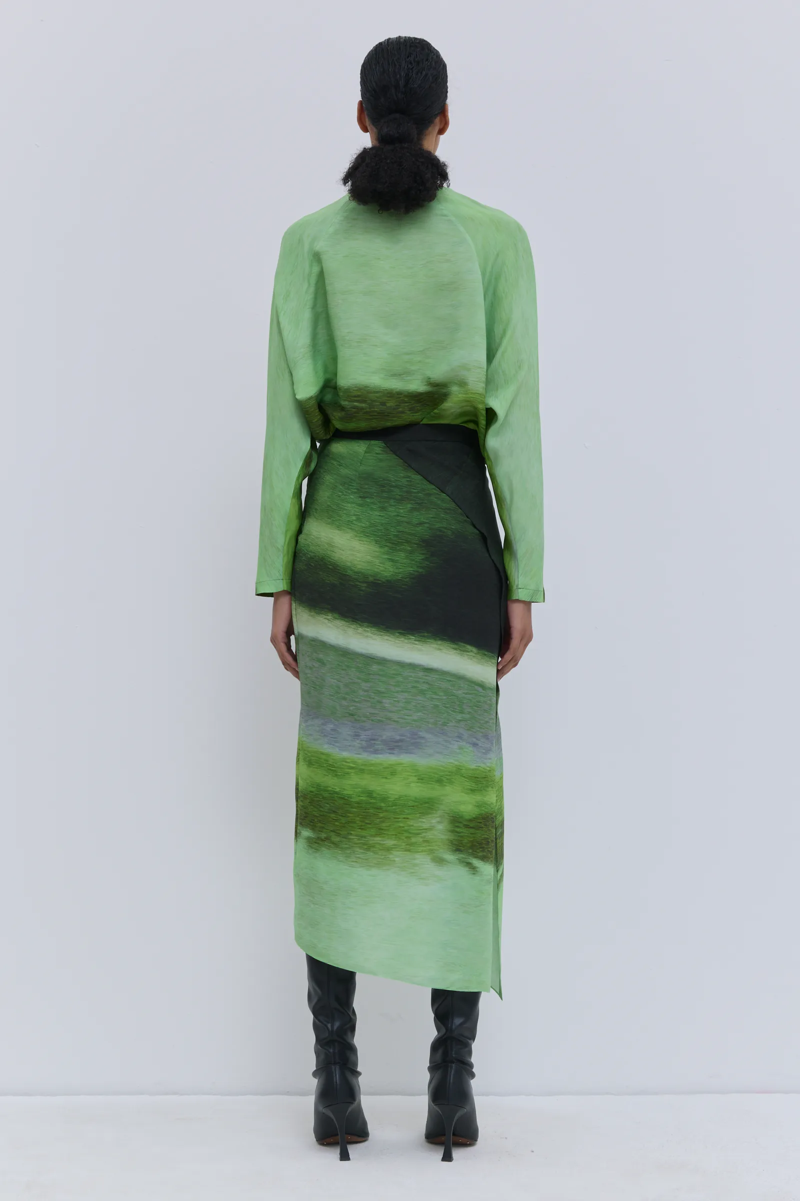 Sueza Printed Silk Skirt sold by Christian Wijnants product image thumbnail 4