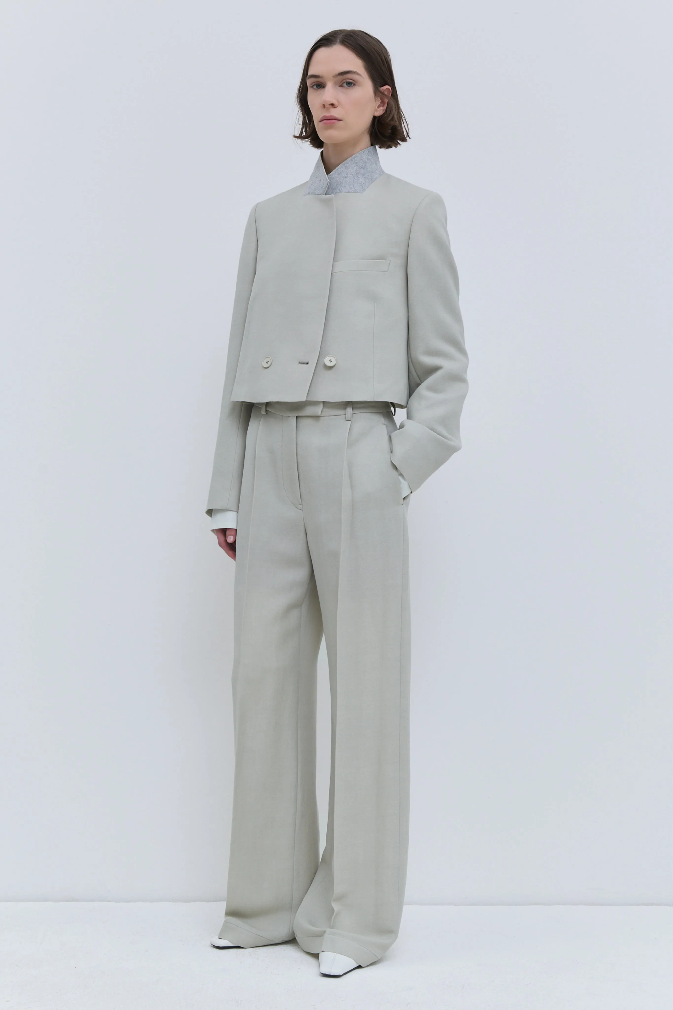 Javas Cropped Tailored Jacket sold by Christian Wijnants product image thumbnail 4