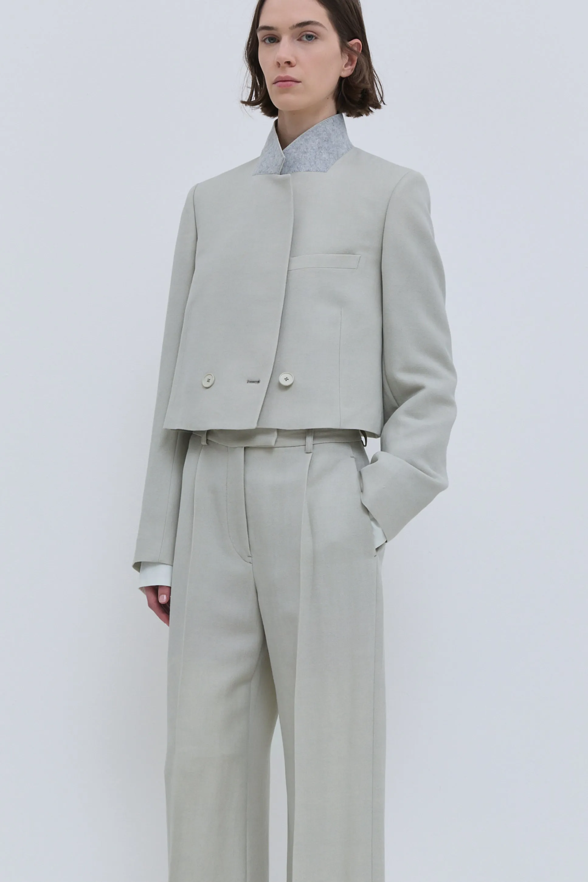 Javas Cropped Tailored Jacket sold by Christian Wijnants product image thumbnail 5