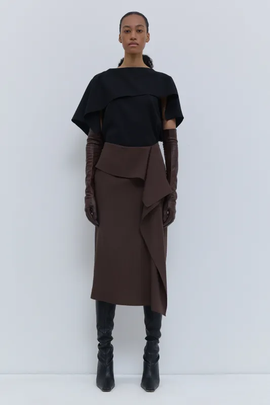 Sailo Draped Skirt made by Christian Wijnants