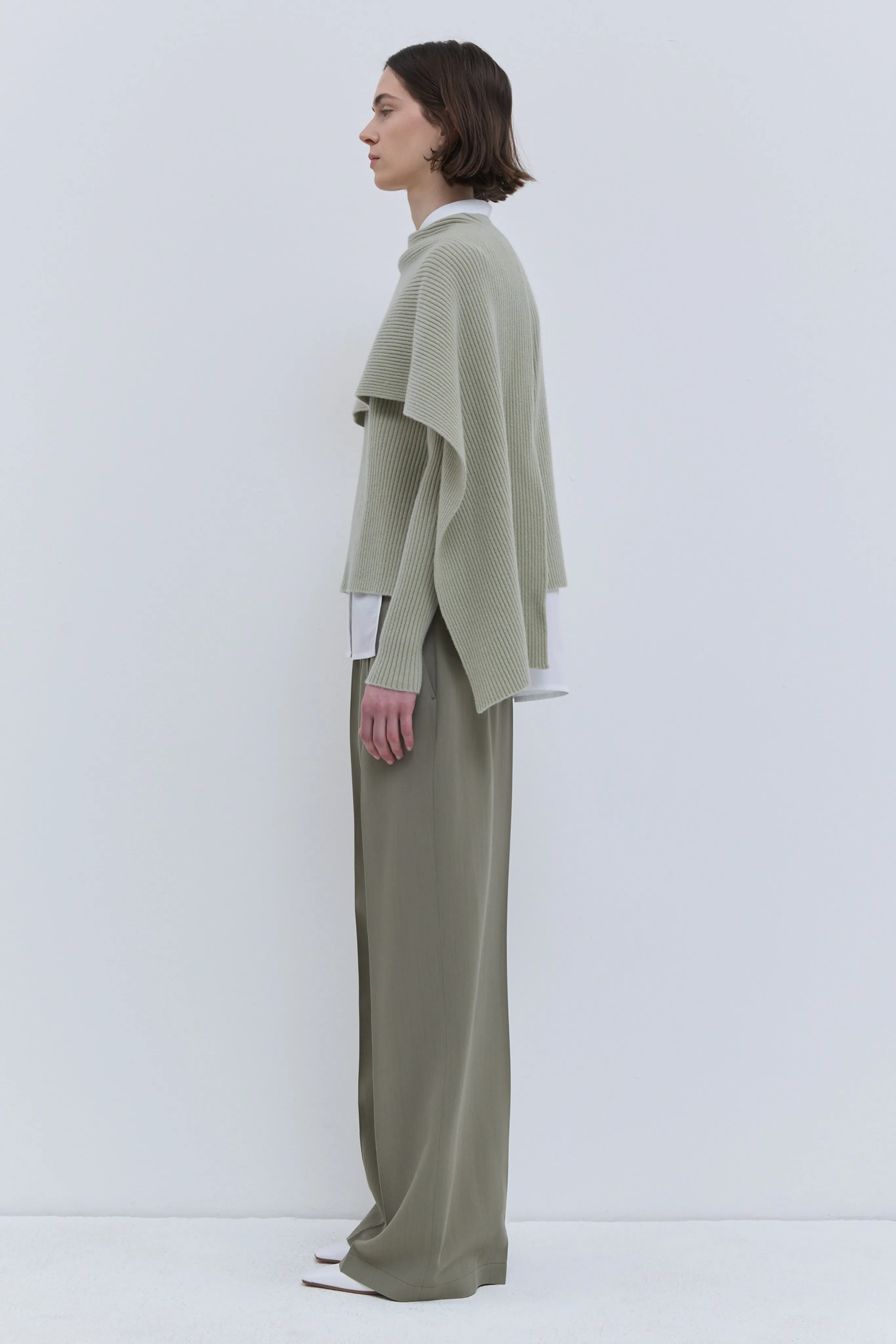 Kovira Ribbed Sweater with Scarf sold by Christian Wijnants product image thumbnail 4