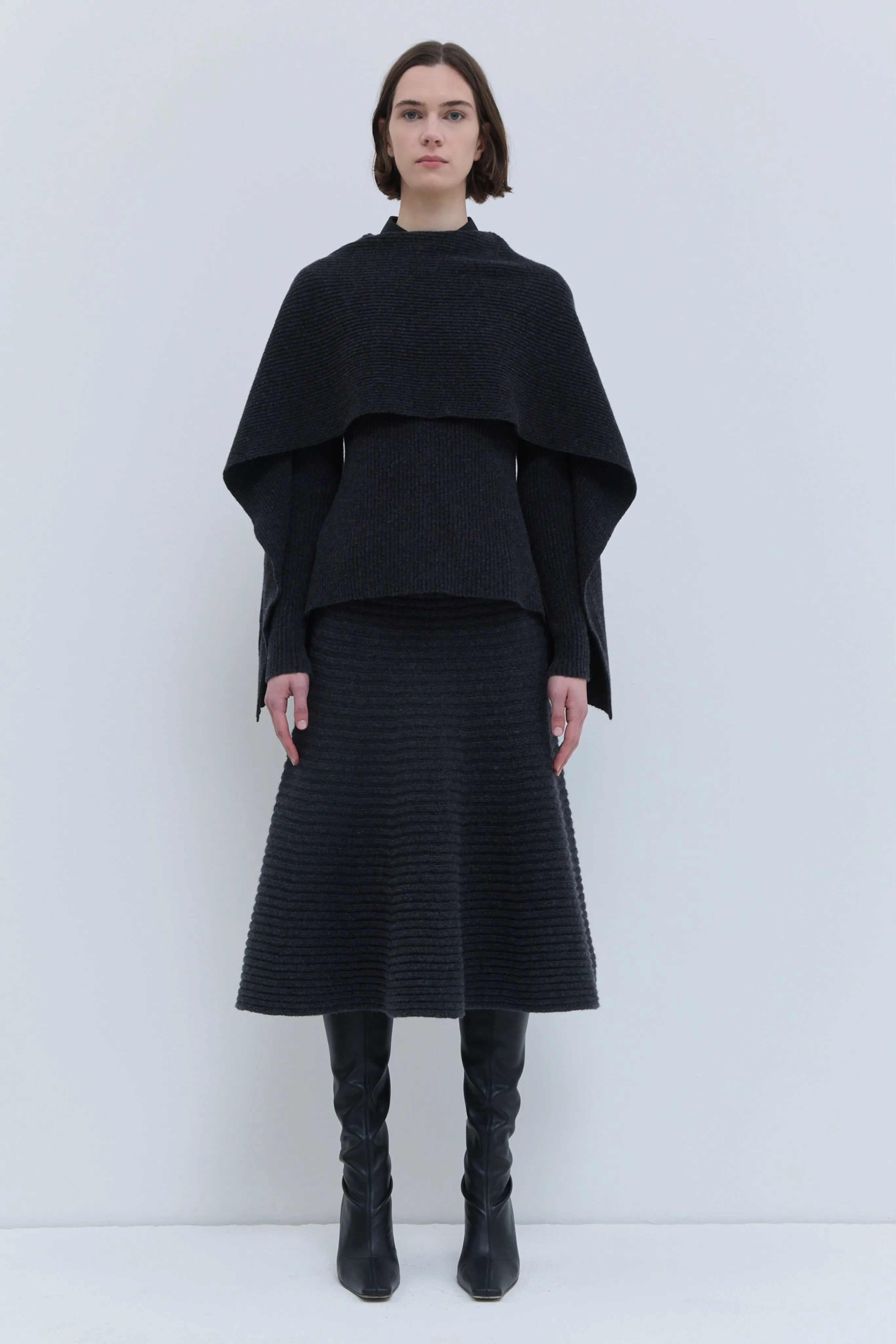 Kovira Ribbed Sweater with Scarf sold by Christian Wijnants product image thumbnail 5