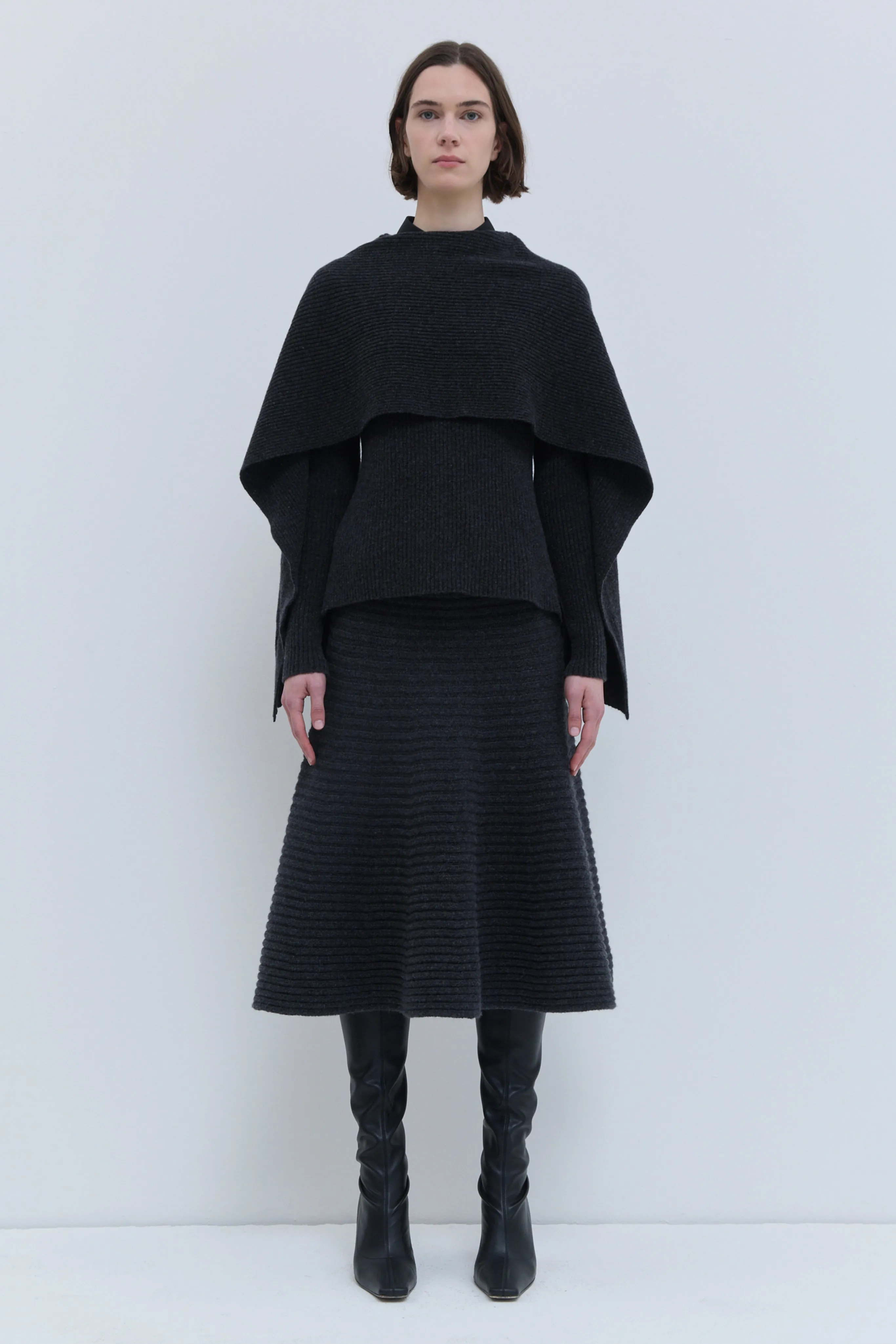 Kovira Ribbed Sweater with Scarf sold by Christian Wijnants product image thumbnail 3