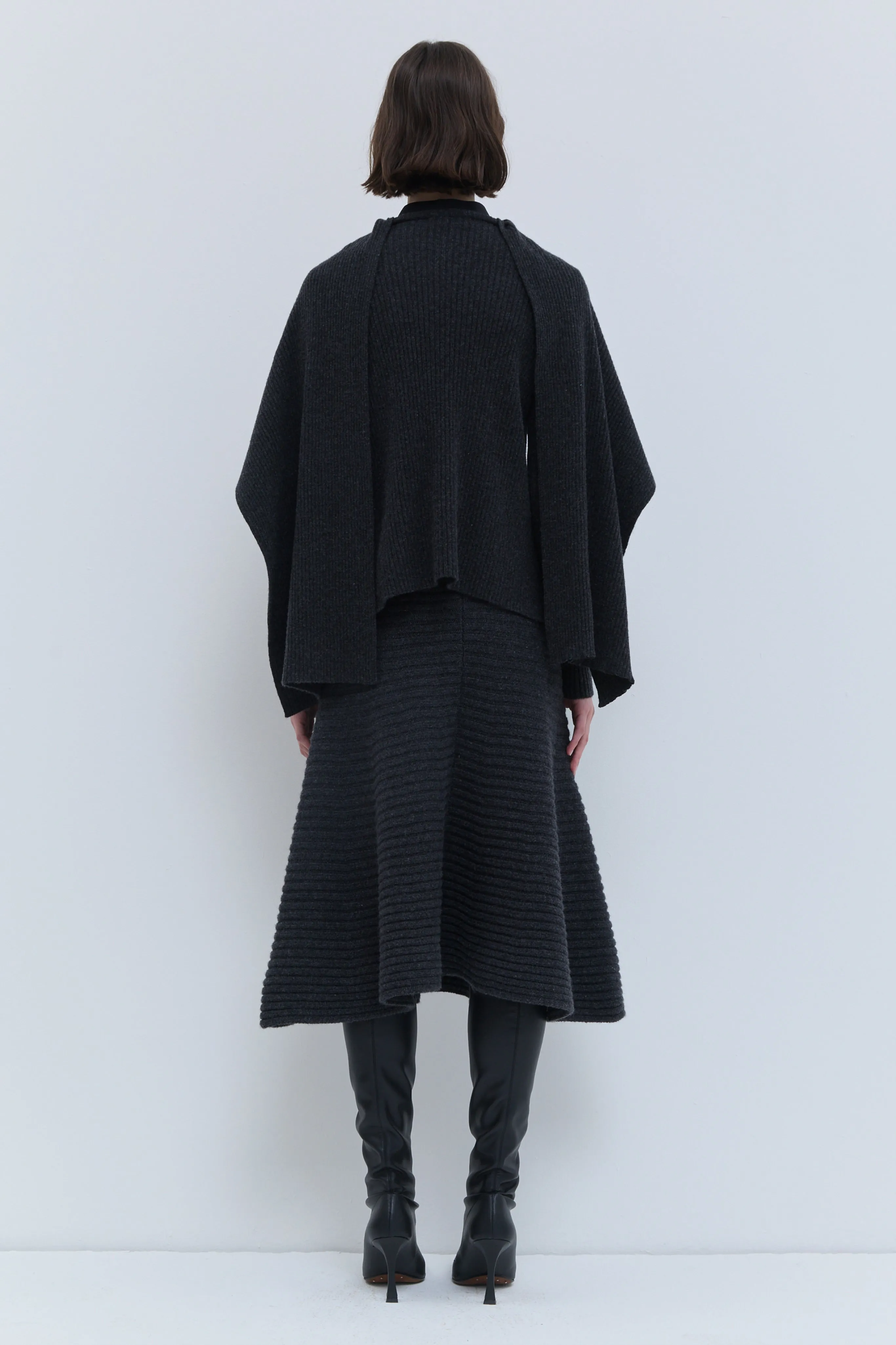 Kovira Ribbed Sweater with Scarf sold by Christian Wijnants product image thumbnail 4