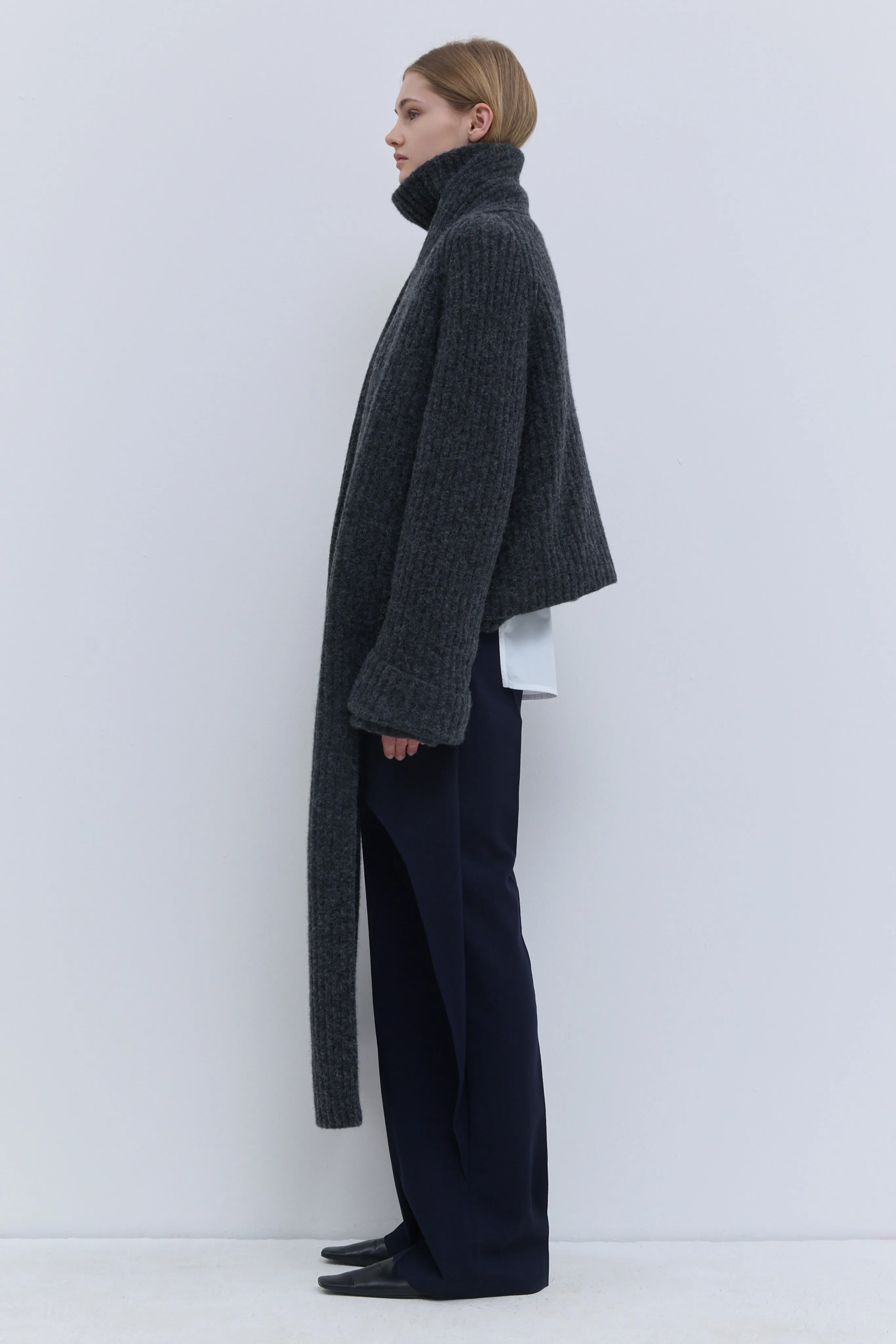 Keleko Chunky Rib Cardigan sold by Christian Wijnants product image thumbnail 2