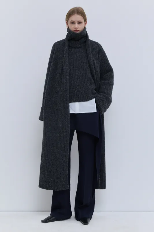 Keleko Chunky Rib Cardigan made by Christian Wijnants
