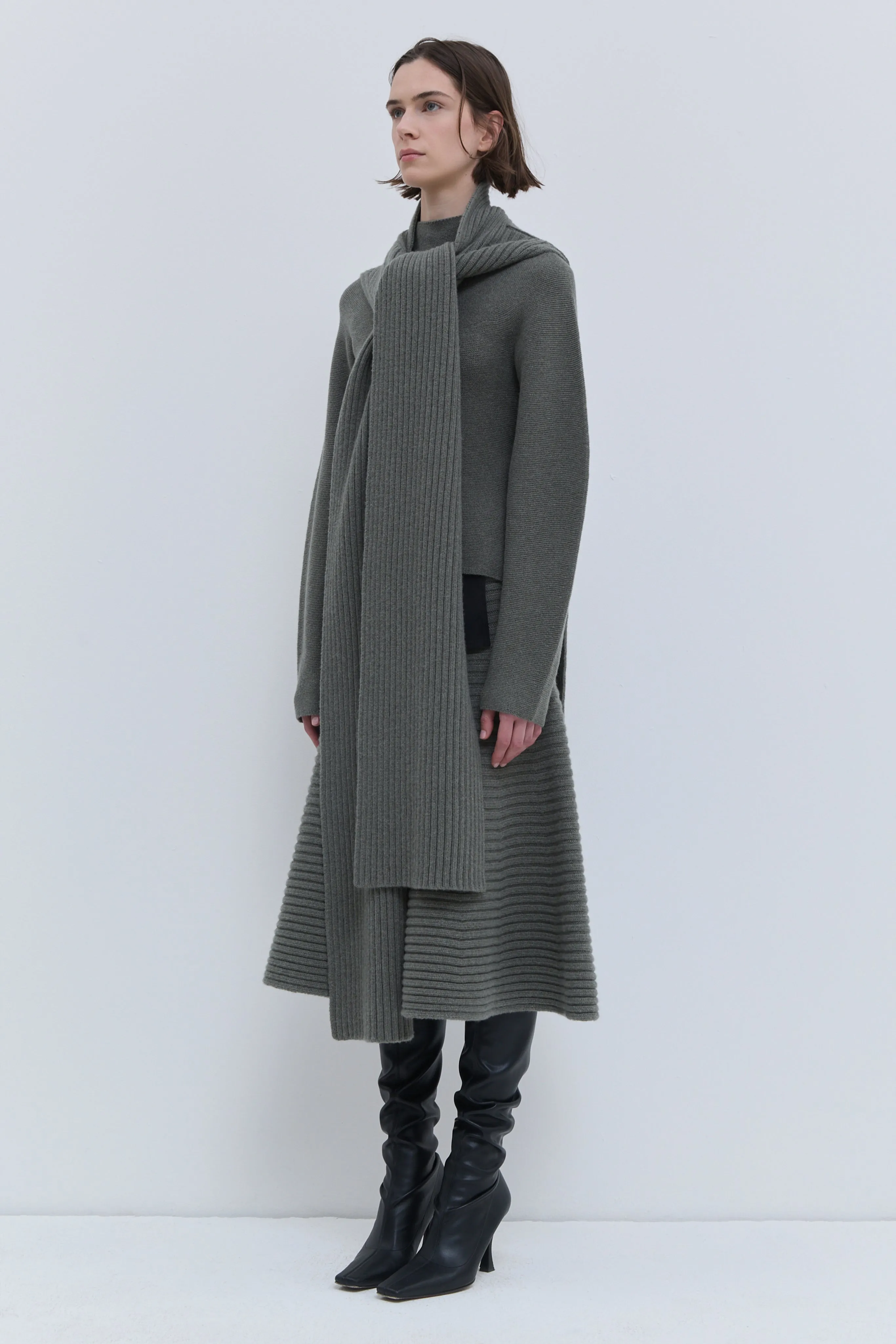 Kadija Knit Scarf sold by Christian Wijnants product image thumbnail 5