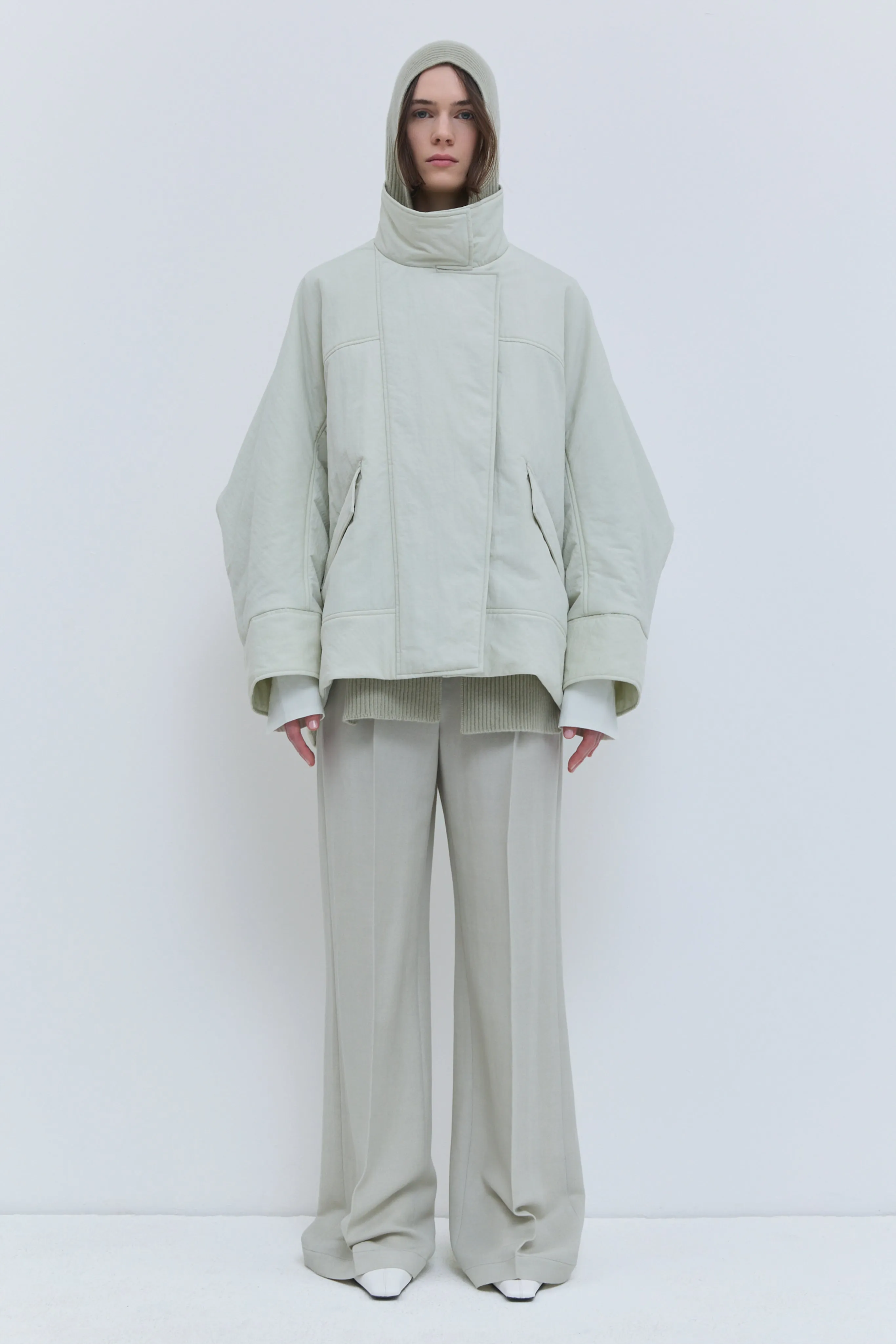 Jombo Padded High Collar Jacket sold by Christian Wijnants product image thumbnail 3