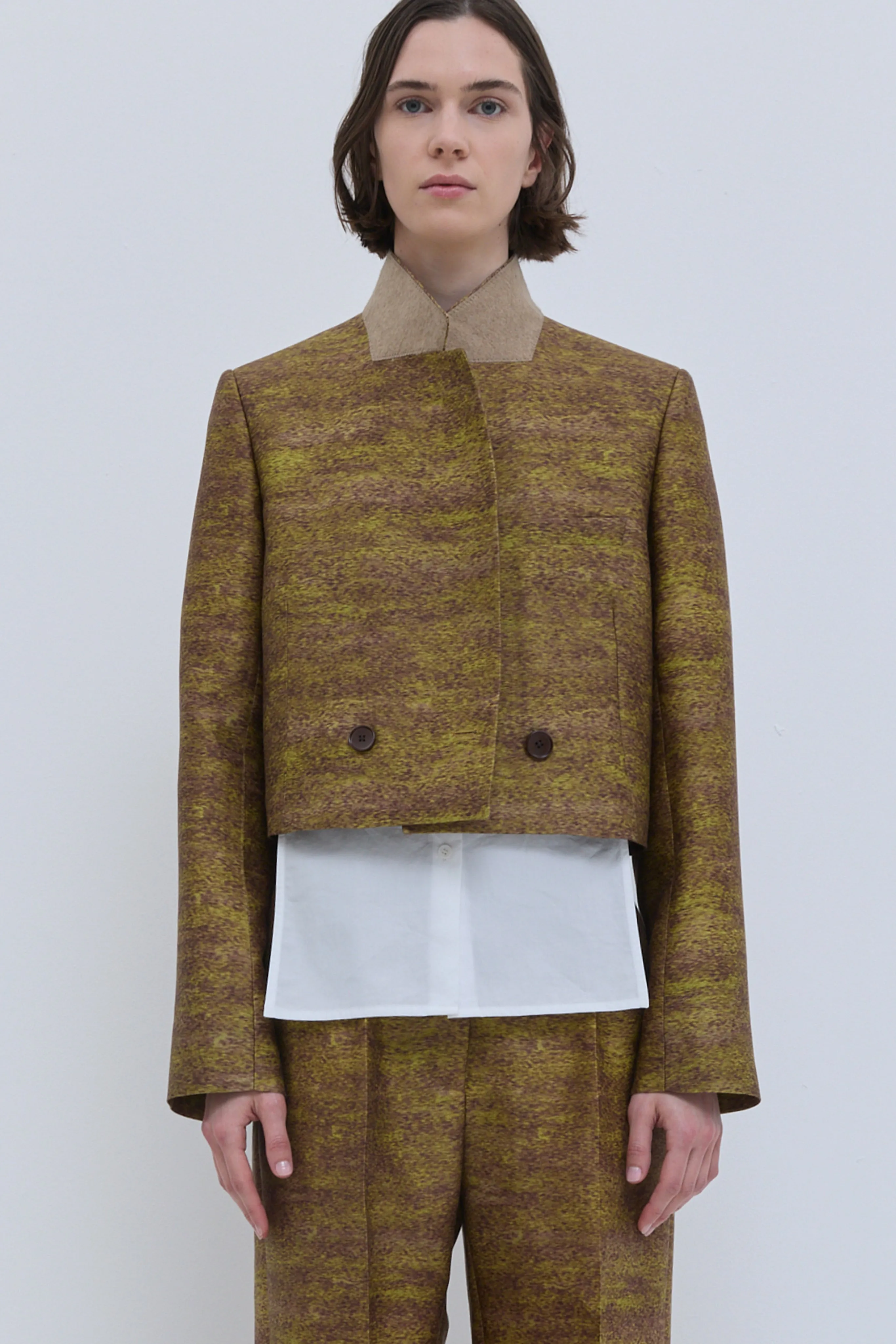 Javas Cropped Tailored Jacket sold by Christian Wijnants product image thumbnail 3
