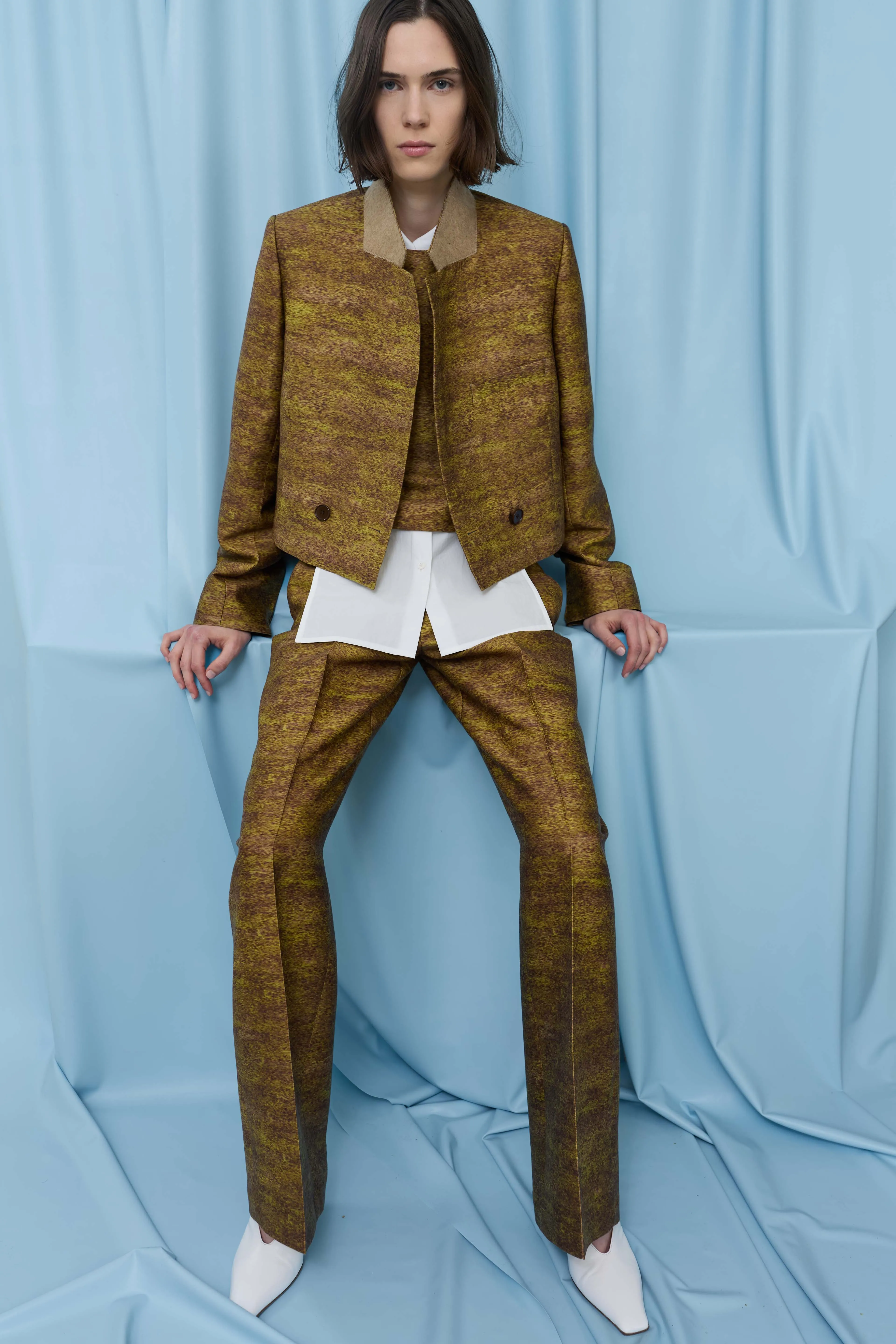 Javas Cropped Tailored Jacket sold by Christian Wijnants