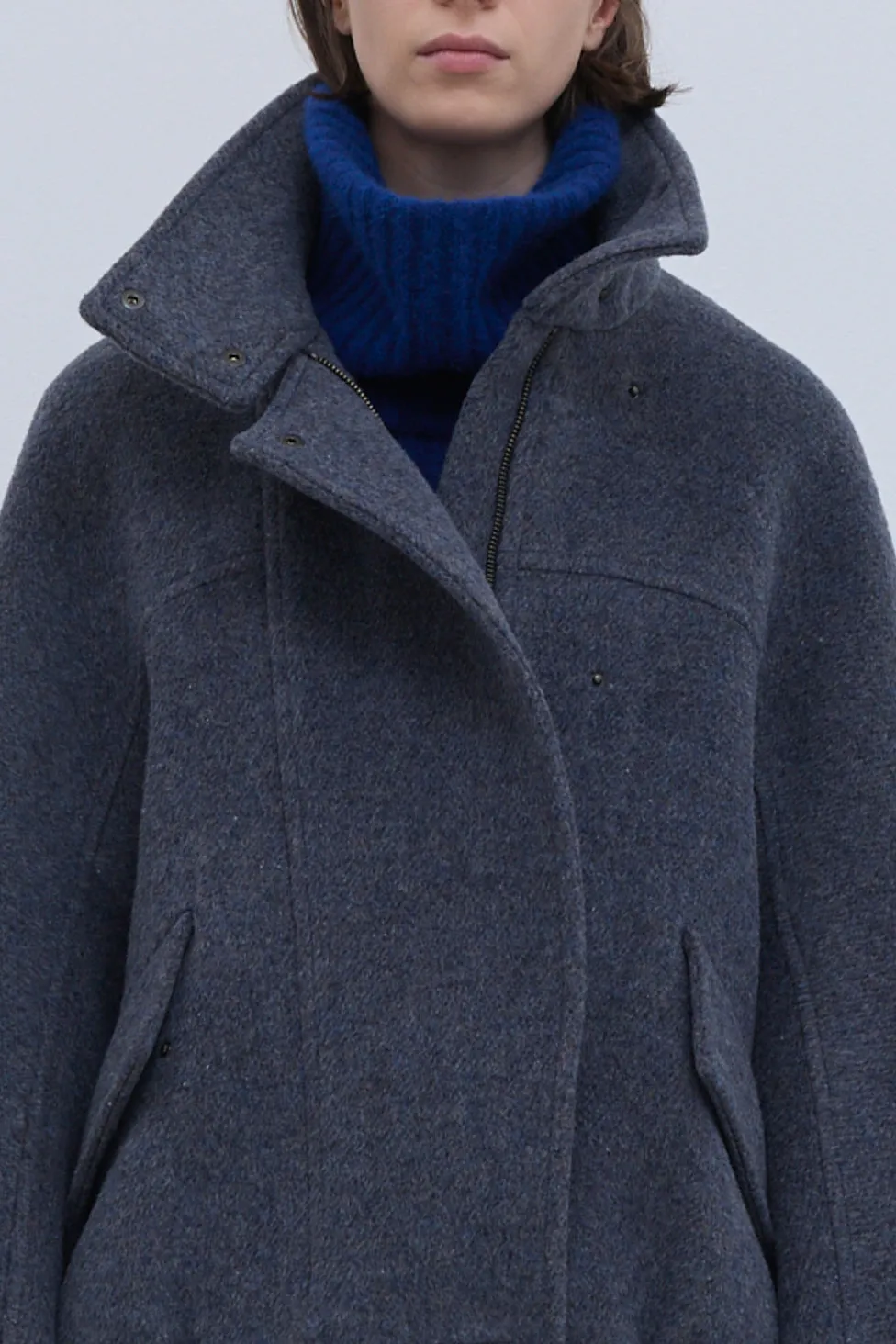 Japuto Wool Bomber Jacket sold by Christian Wijnants product image thumbnail 2