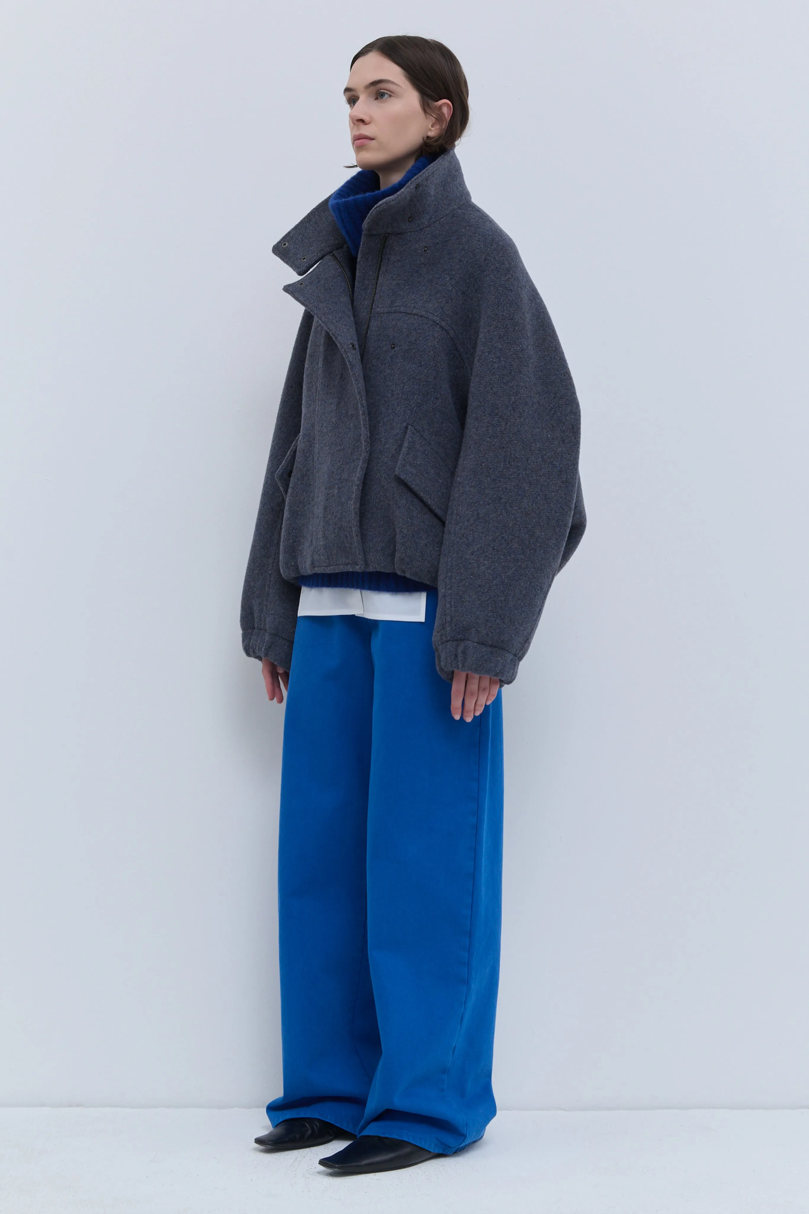 Japuto Wool Bomber Jacket sold by Christian Wijnants