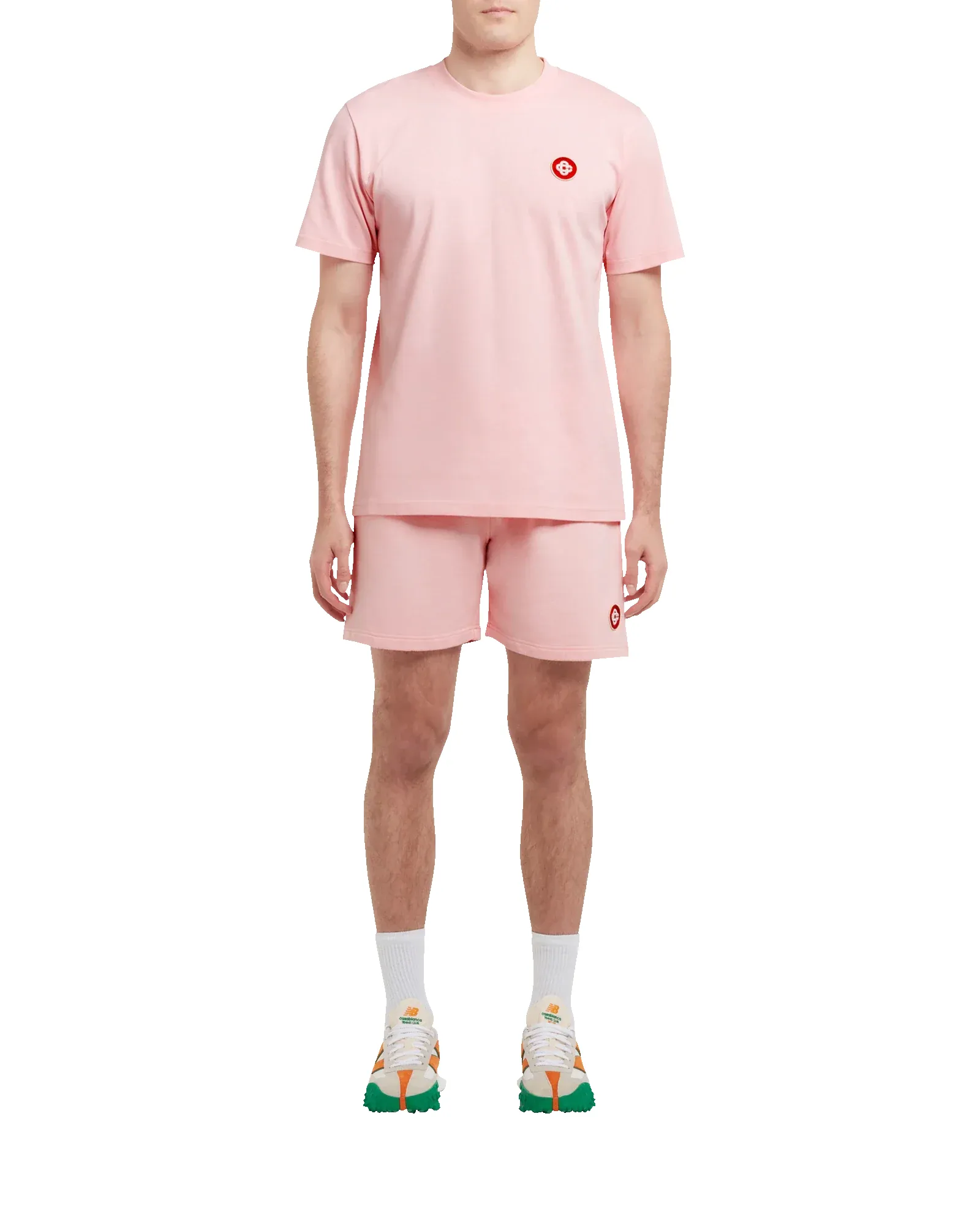 Pink Logo Patch Sweatshort sold by Casablanca product image thumbnail 3