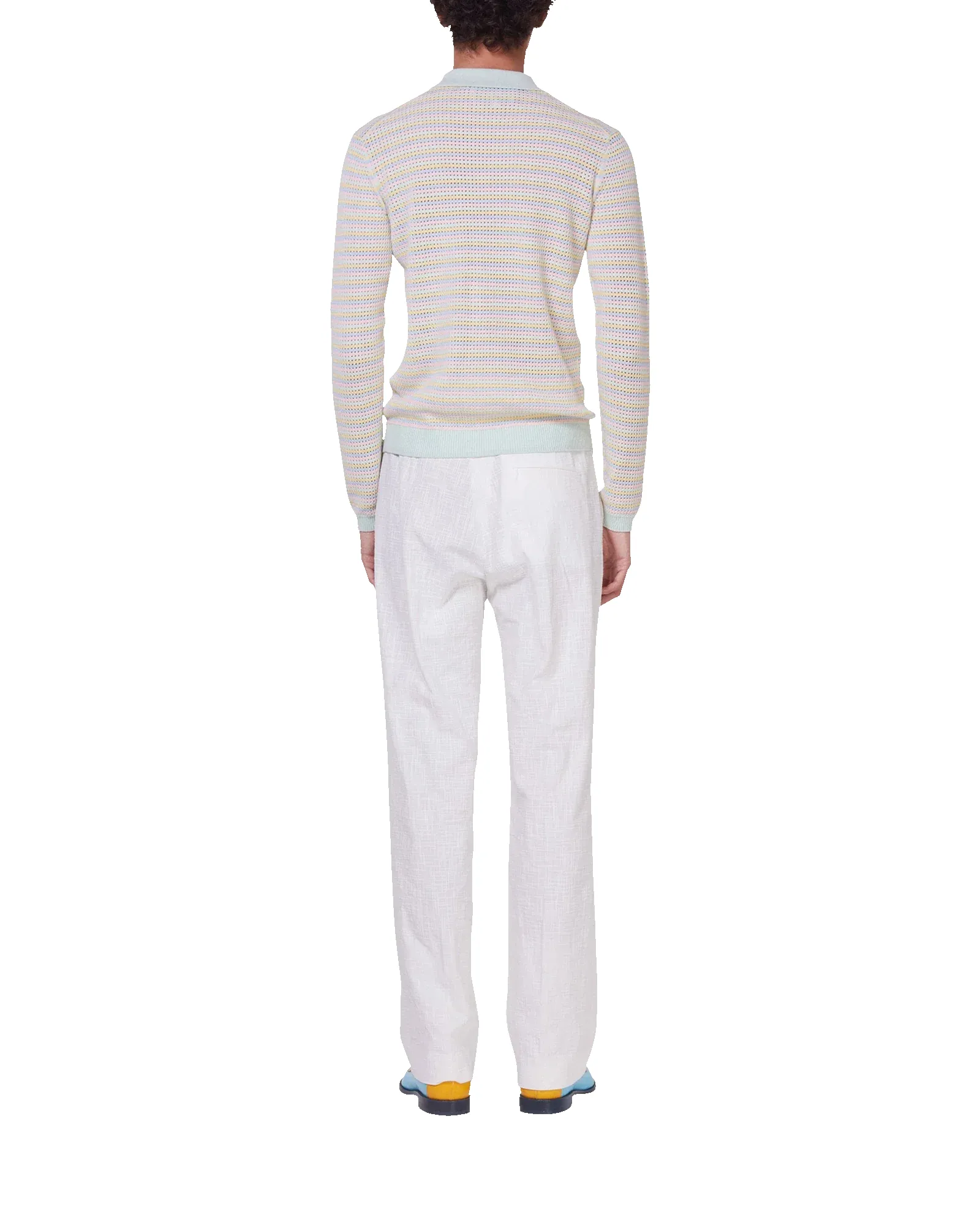 Mint Striped Polo Shirt sold by Casablanca product image thumbnail 3