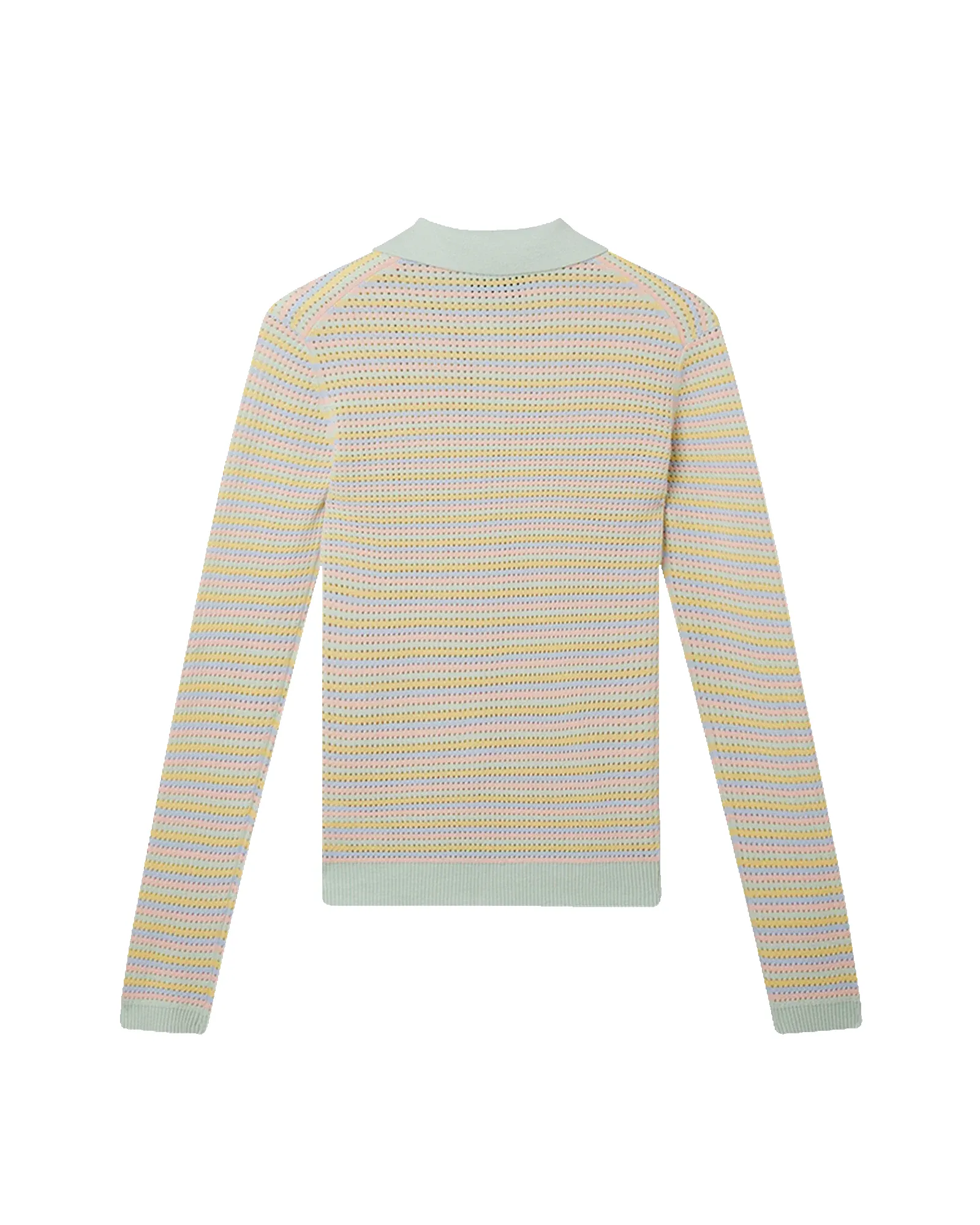 Mint Striped Polo Shirt sold by Casablanca product image thumbnail 4