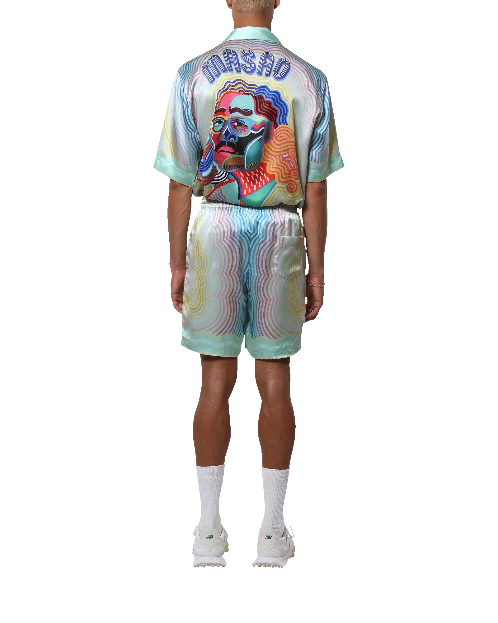 Masao San Silk Shorts sold by Casablanca product image thumbnail 4