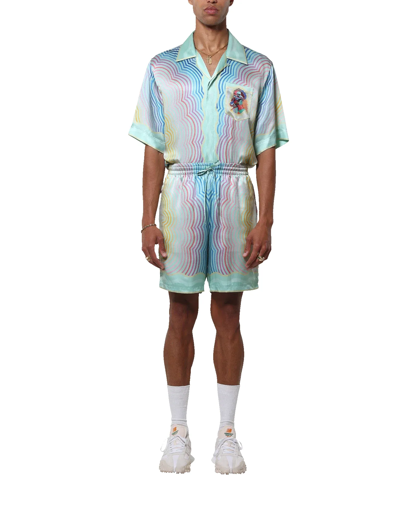 Masao San Silk Shorts sold by Casablanca product image thumbnail 2