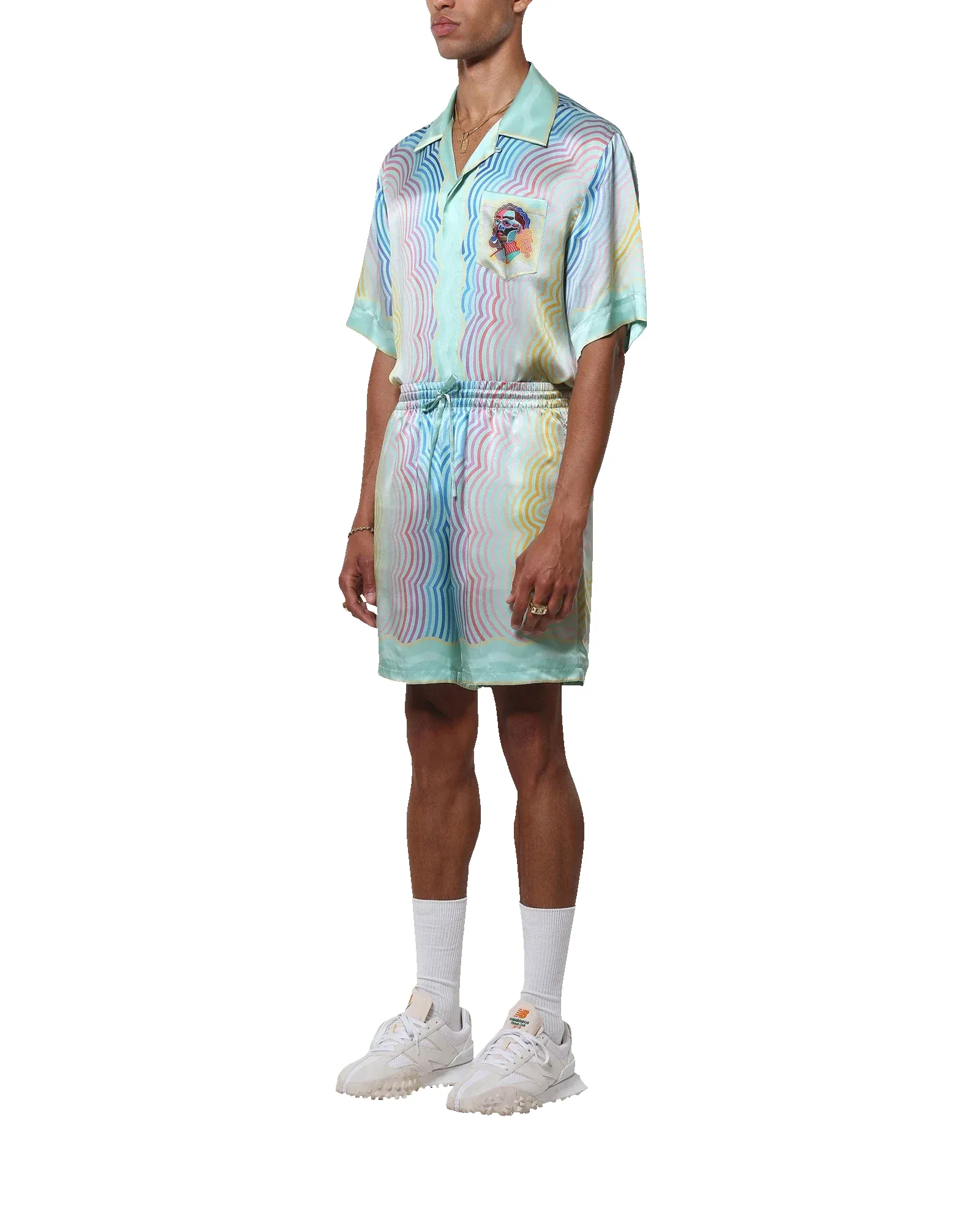 Masao San Silk Shorts sold by Casablanca product image thumbnail 3