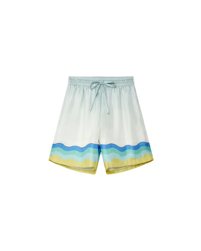 Memphis Icon Silk Shorts sold by Casablanca