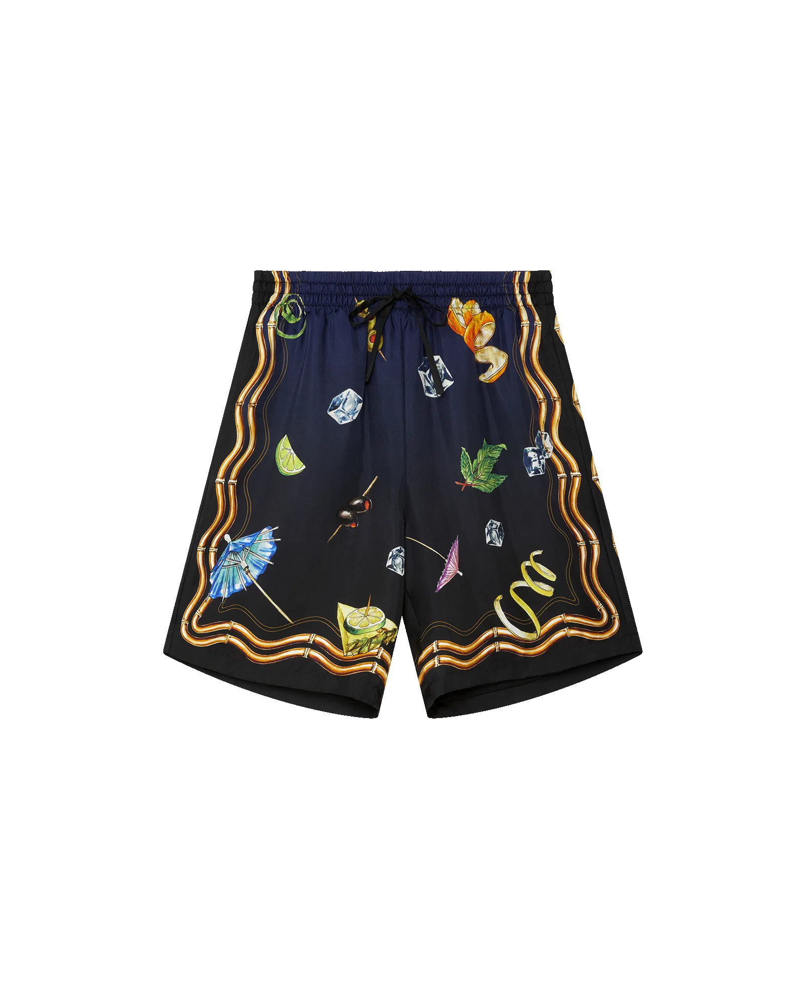 Casa Club Nuit Silk Shorts sold by Casablanca