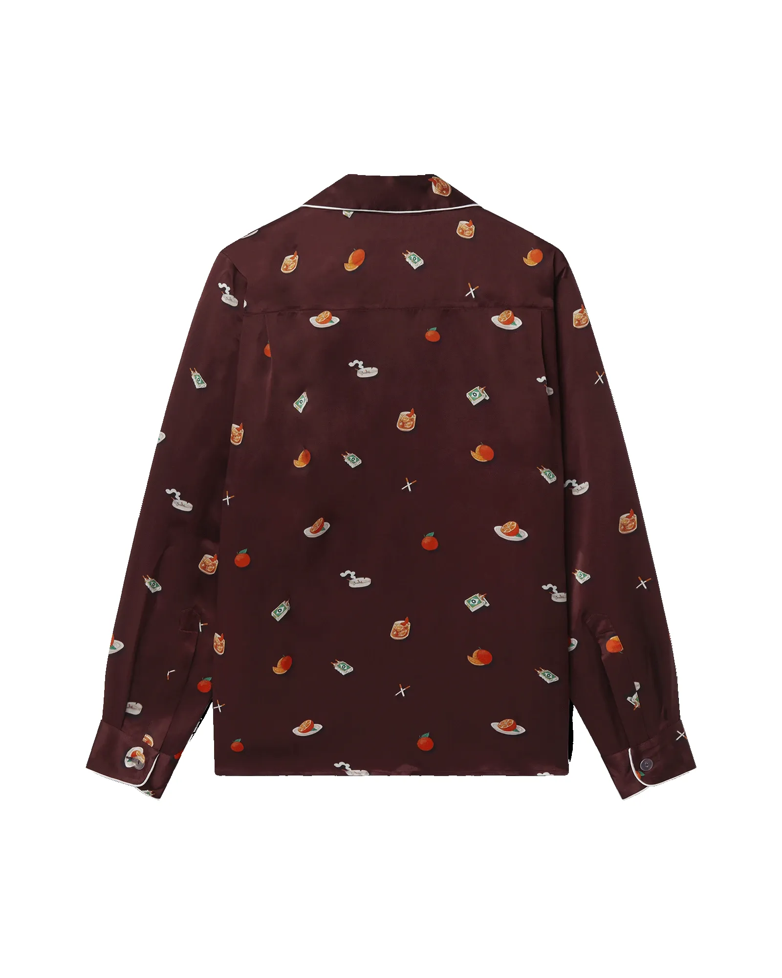 Vices Silk Satin Pyjama Shirt sold by Casablanca product image thumbnail 4