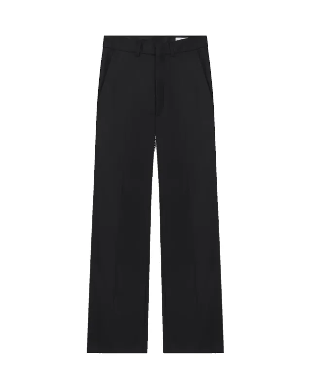 Black Wool Tailoring Trousers sold by Casablanca