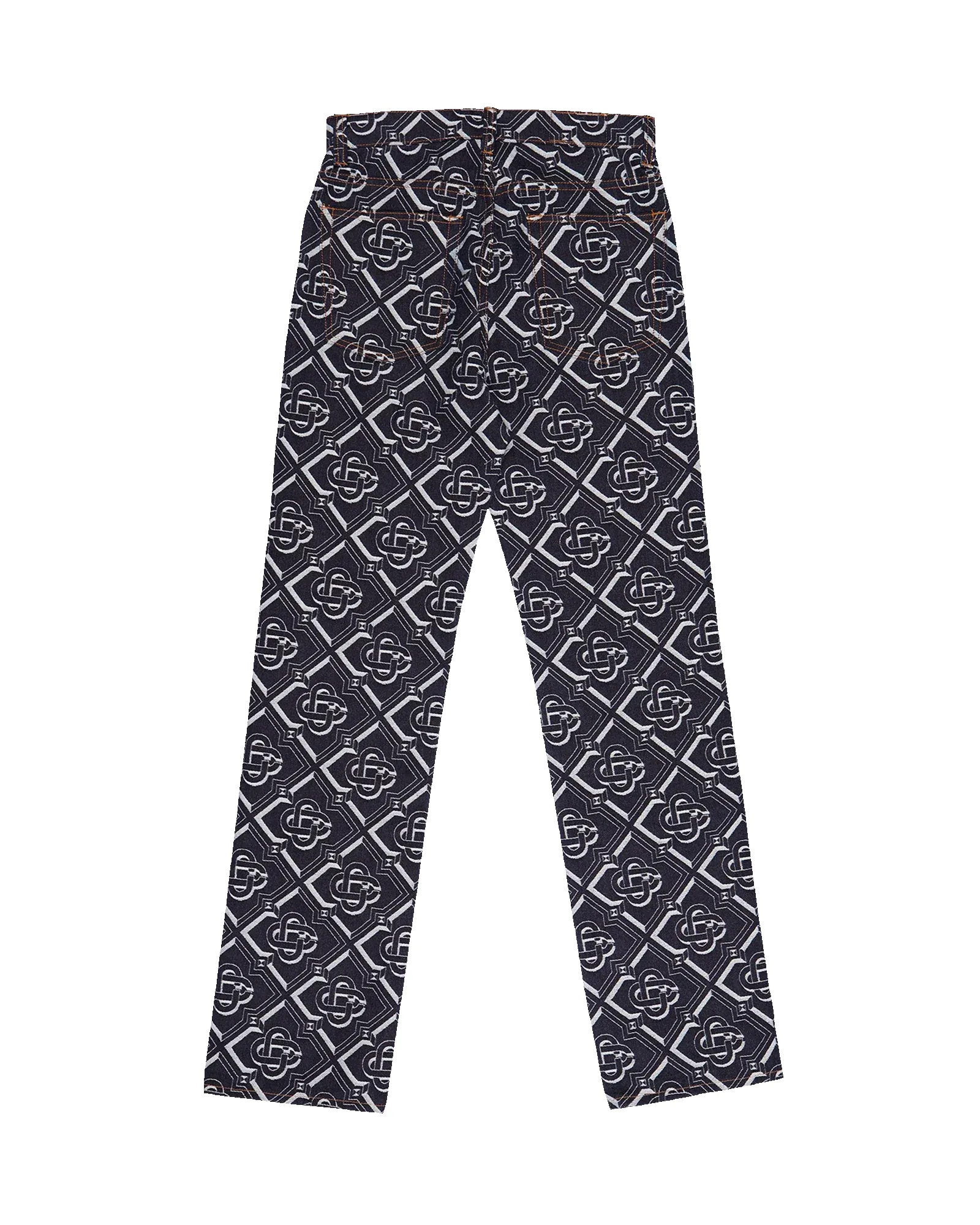 Denim Monogram Classic Straight Leg Jean sold by Casablanca product image thumbnail 5