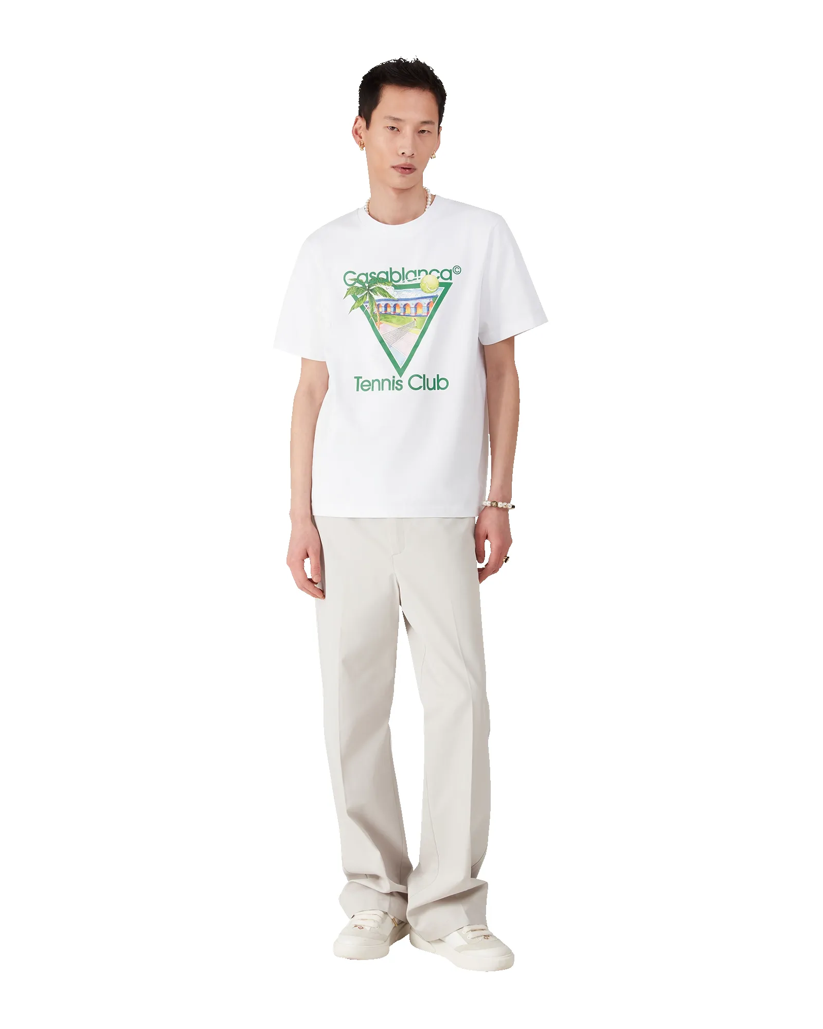 Tennis Club Icon T-Shirt sold by Casablanca product image thumbnail 2