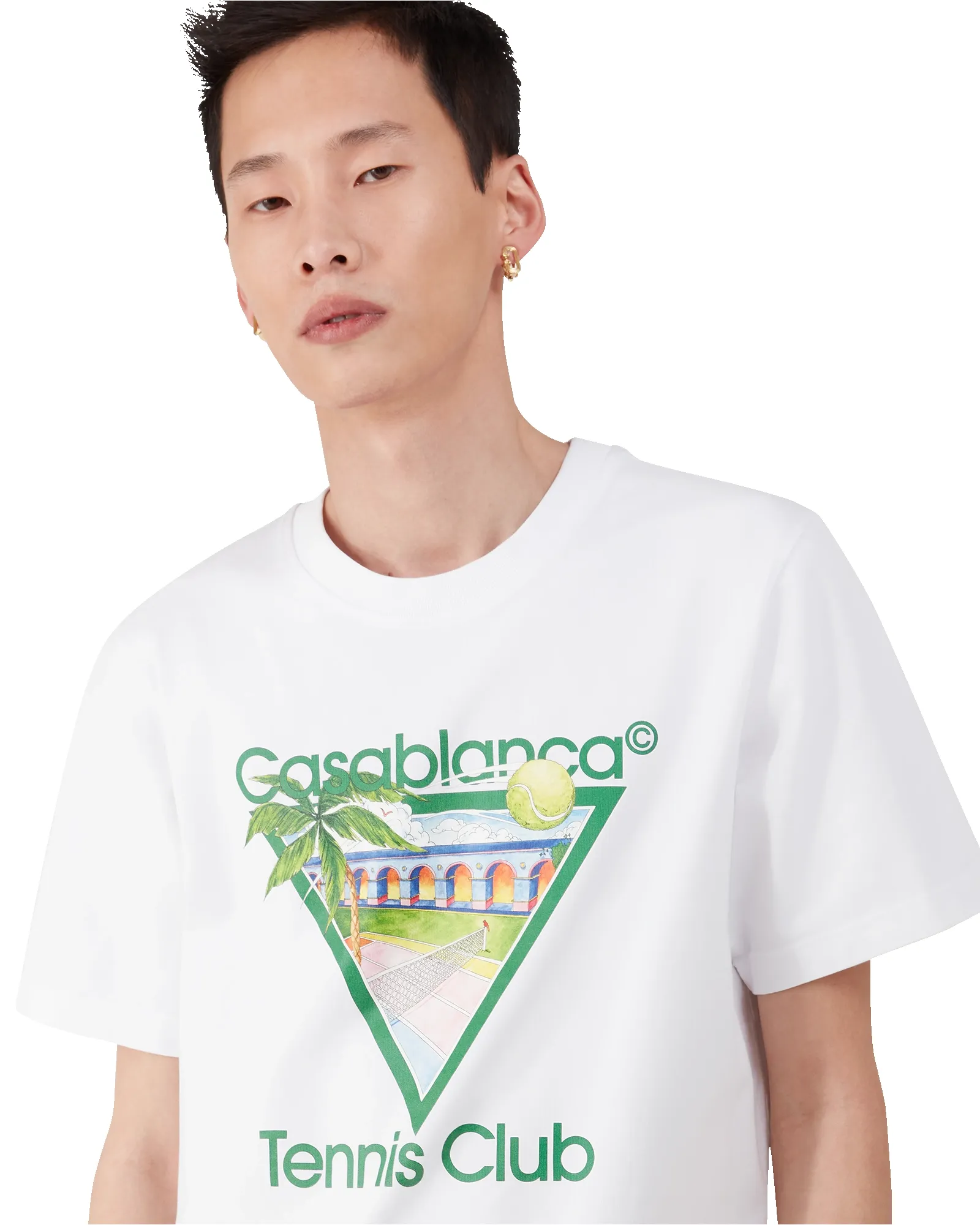 Tennis Club Icon T-Shirt sold by Casablanca product image thumbnail 4